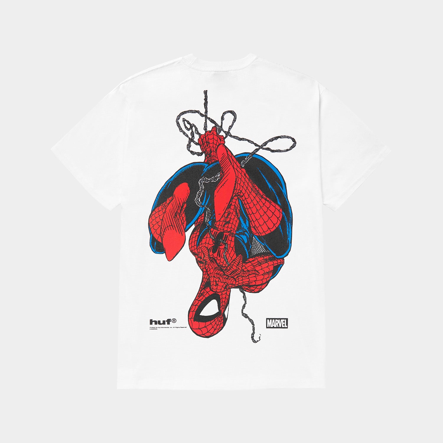 HUF (ハフ) Worldwide JP /T-SHIRTS（Tシャツ）/ HUF X SPIDER-MAN UPSIDE DOWN TEE商品 / WHITE