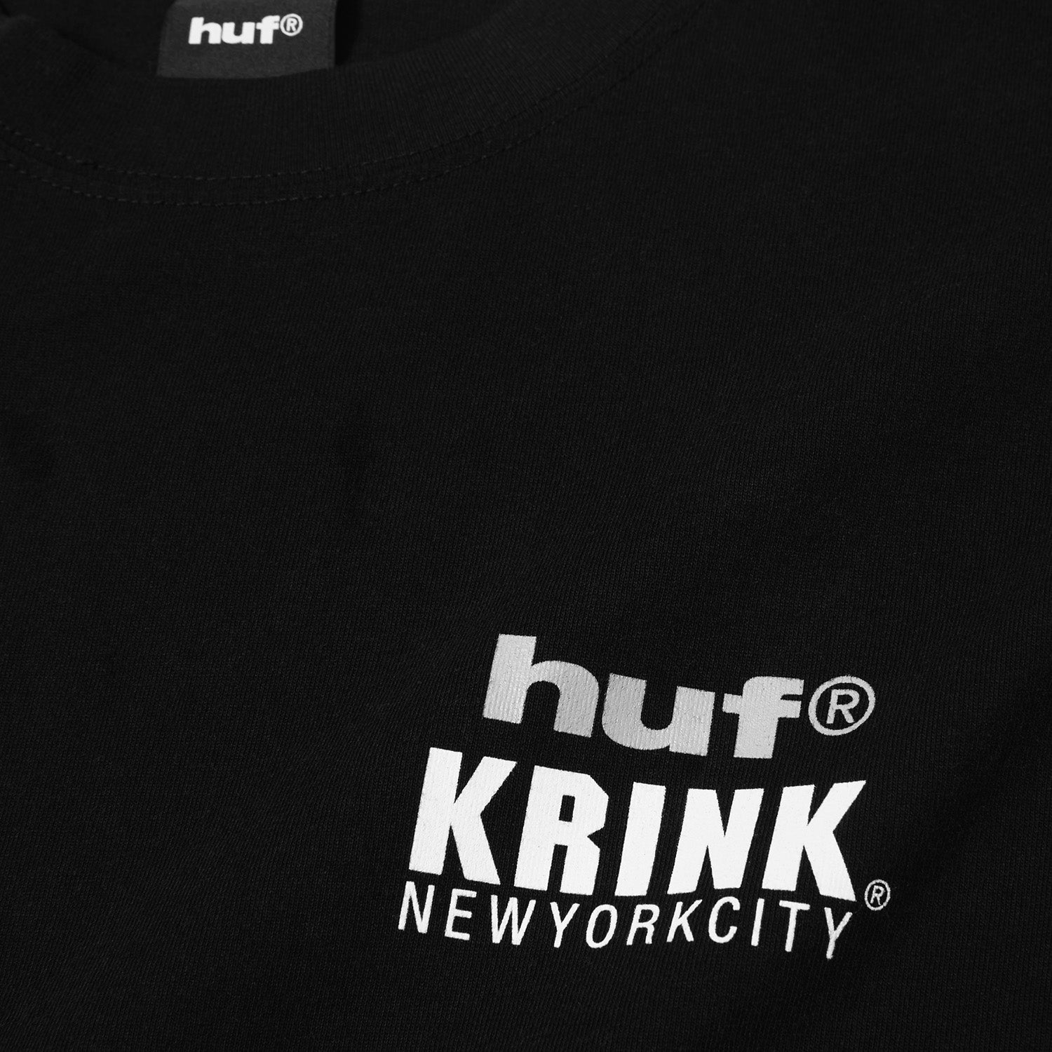 HUF (ハフ) Worldwide JP /T-SHIRTS（Tシャツ）/ huf X KRINK NIGHT LIFE TEE商品 / BLACK