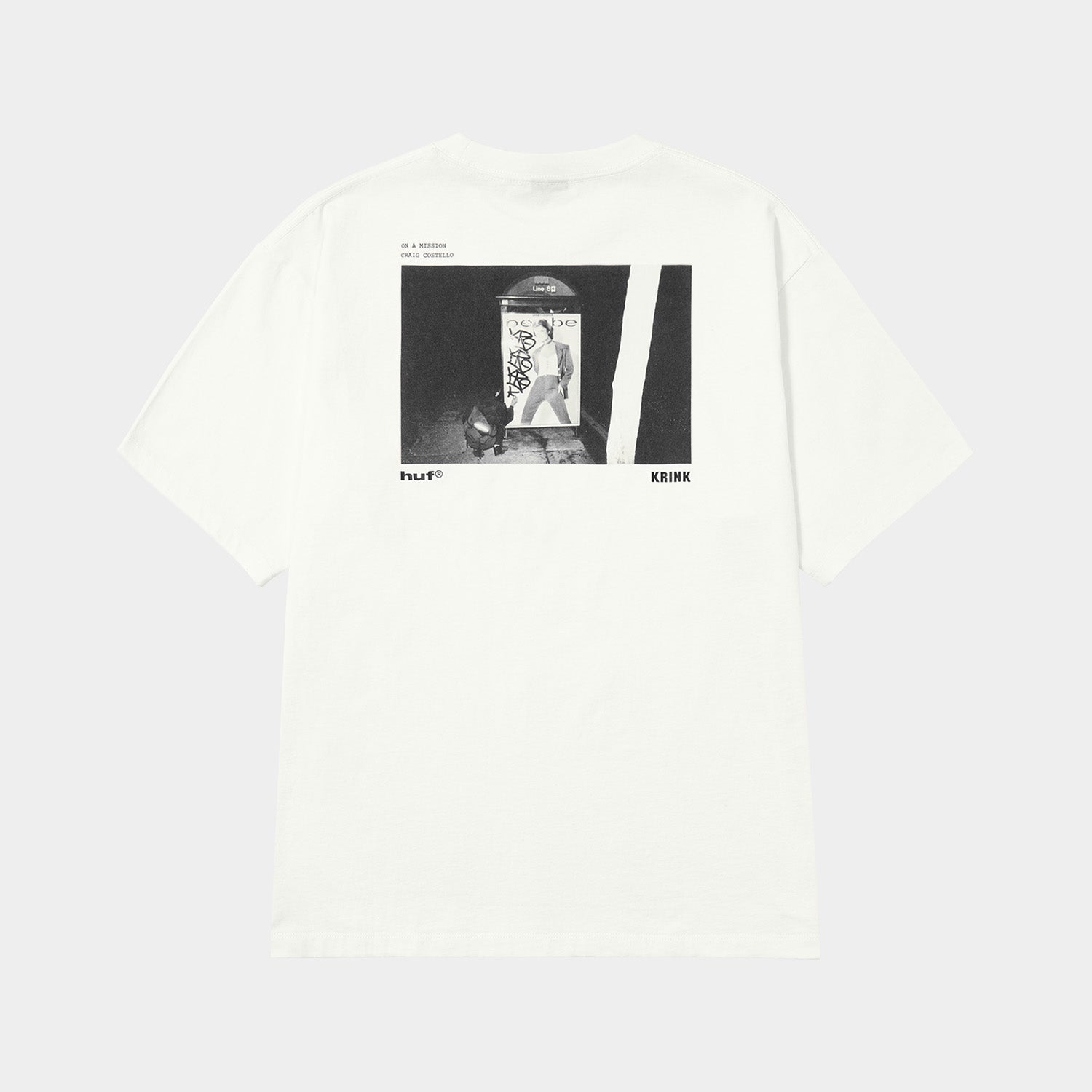 HUF (ハフ) Worldwide JP / T-SHIRTS（Tシャツ） / huf X KRINK OAM TEE商品 / WHITE