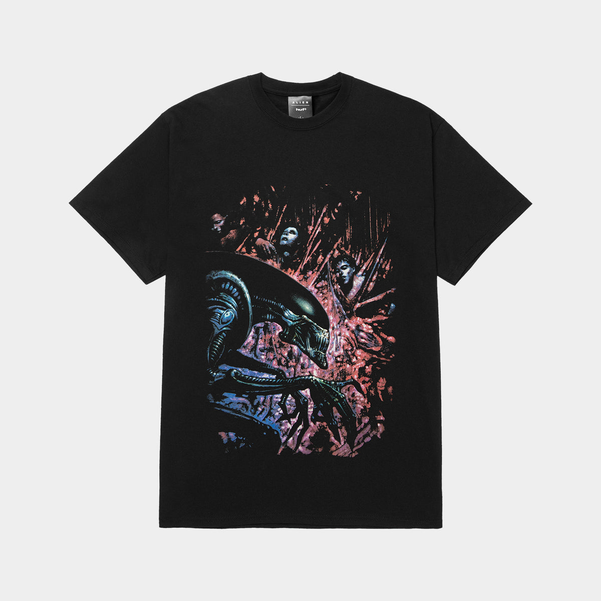 HUF (ハフ) Worldwide JP / T-SHIRTS（Tシャツ） / HUF X ALIENS MANIFEST TEE商品 / BLACK