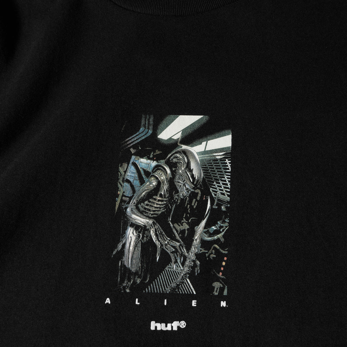 HUF (ハフ) Worldwide JP /T-SHIRTS（Tシャツ）/ HUF X ALIENS SCREAM TEE商品 / BLACK