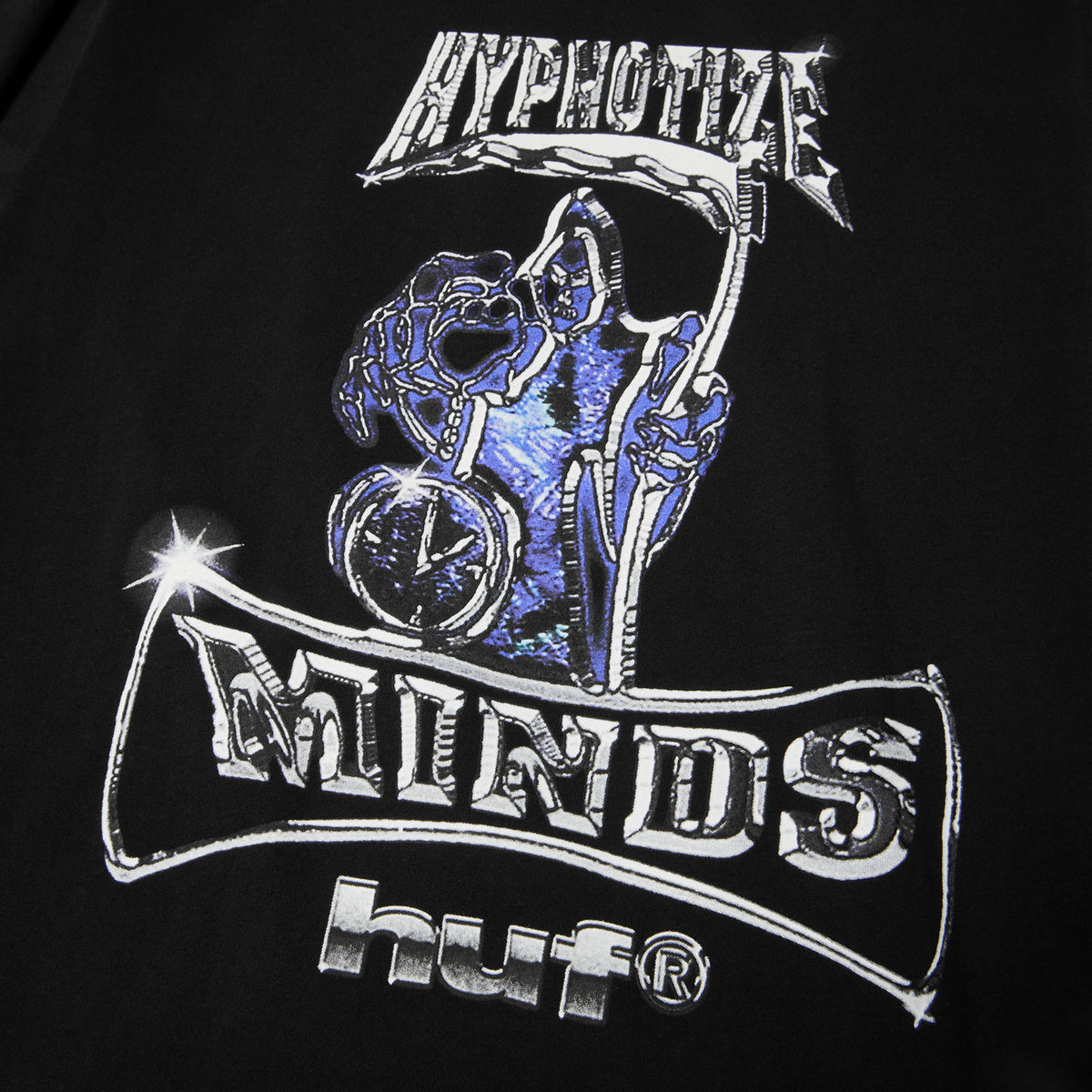 HUF (ハフ) Worldwide JP /T-SHIRTS（Tシャツ）/ huf® X THREE 6 MAFIA SIZZURP TEE商品 / BLACK