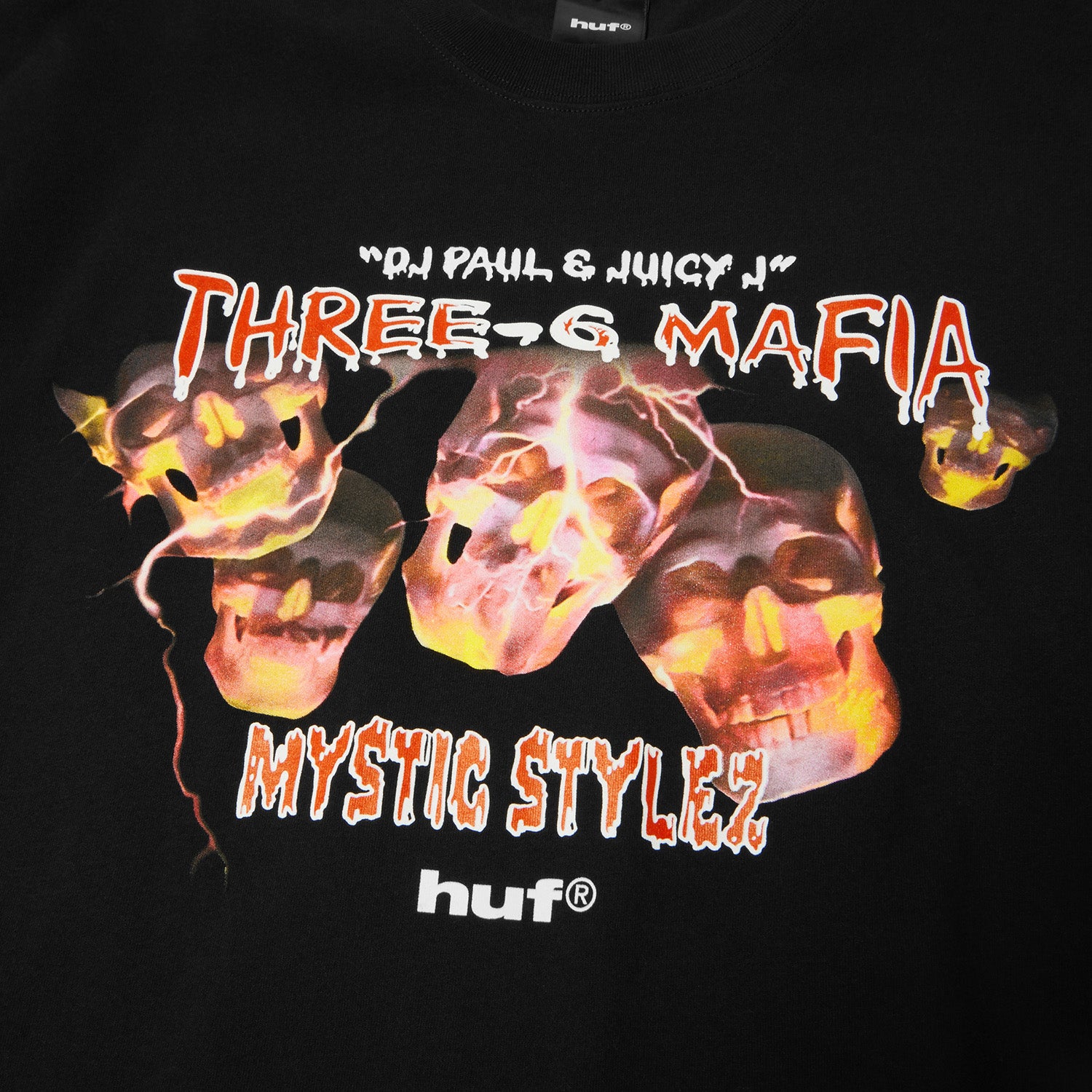 huf® X THREE 6 MAFIA MYSTIC STYLES TEE｜T-SHIRTS（Tシャツ