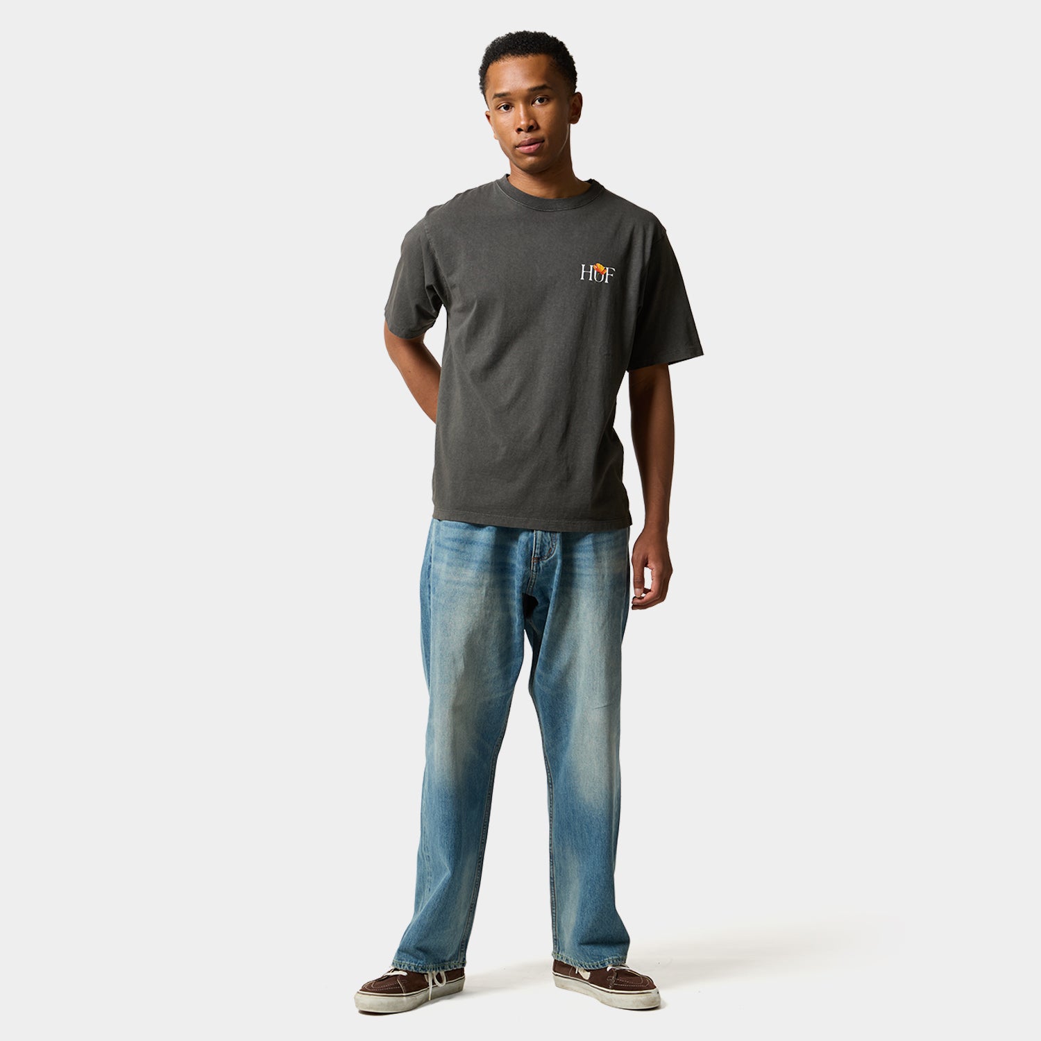 HUF (ハフ) Worldwide JP /T-SHIRTS（Tシャツ）/ POPPY TEE商品 / BLACK