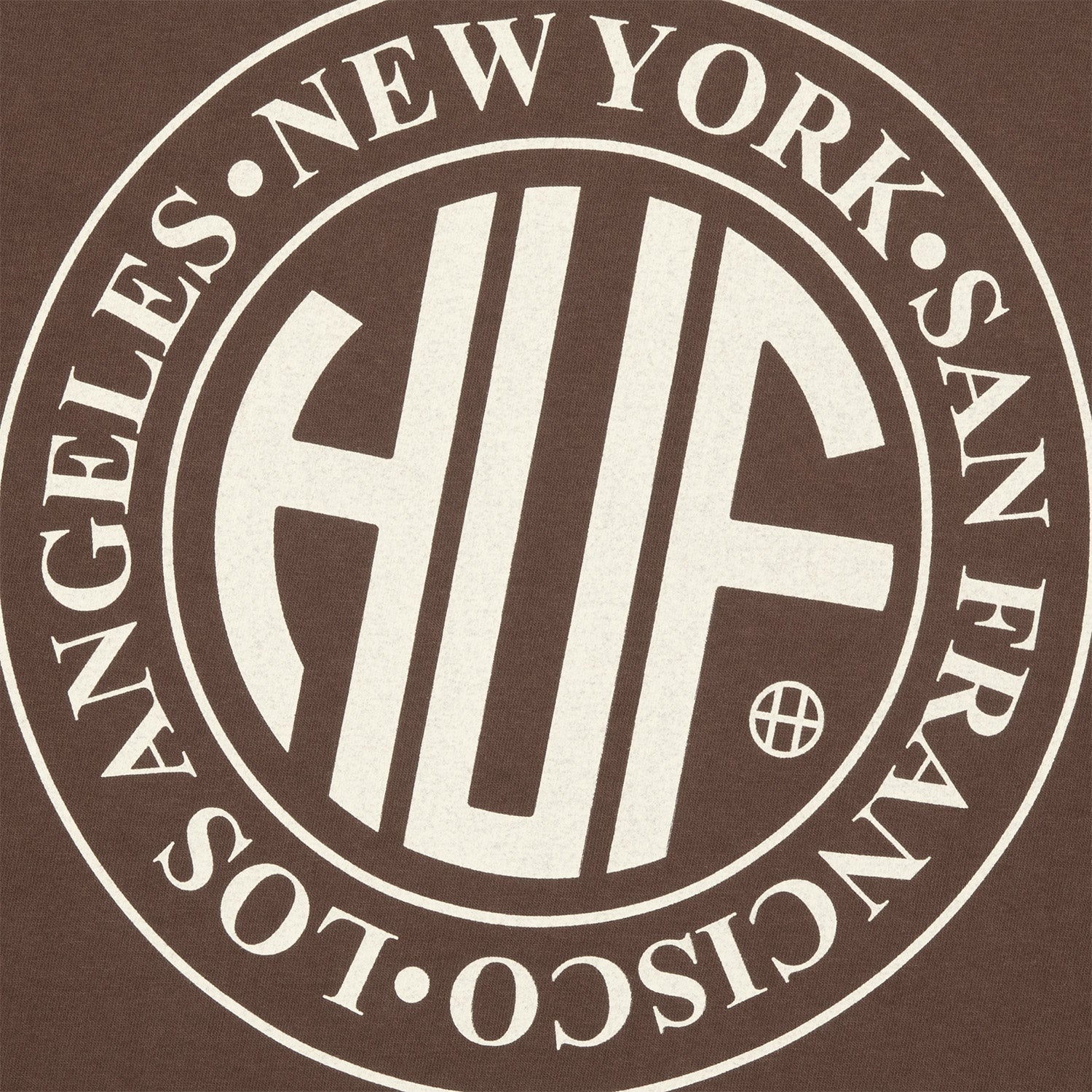 HUF (ハフ) Worldwide JP /T-SHIRTS（Tシャツ）/ REGIONAL LS TEE商品 / COFFEE