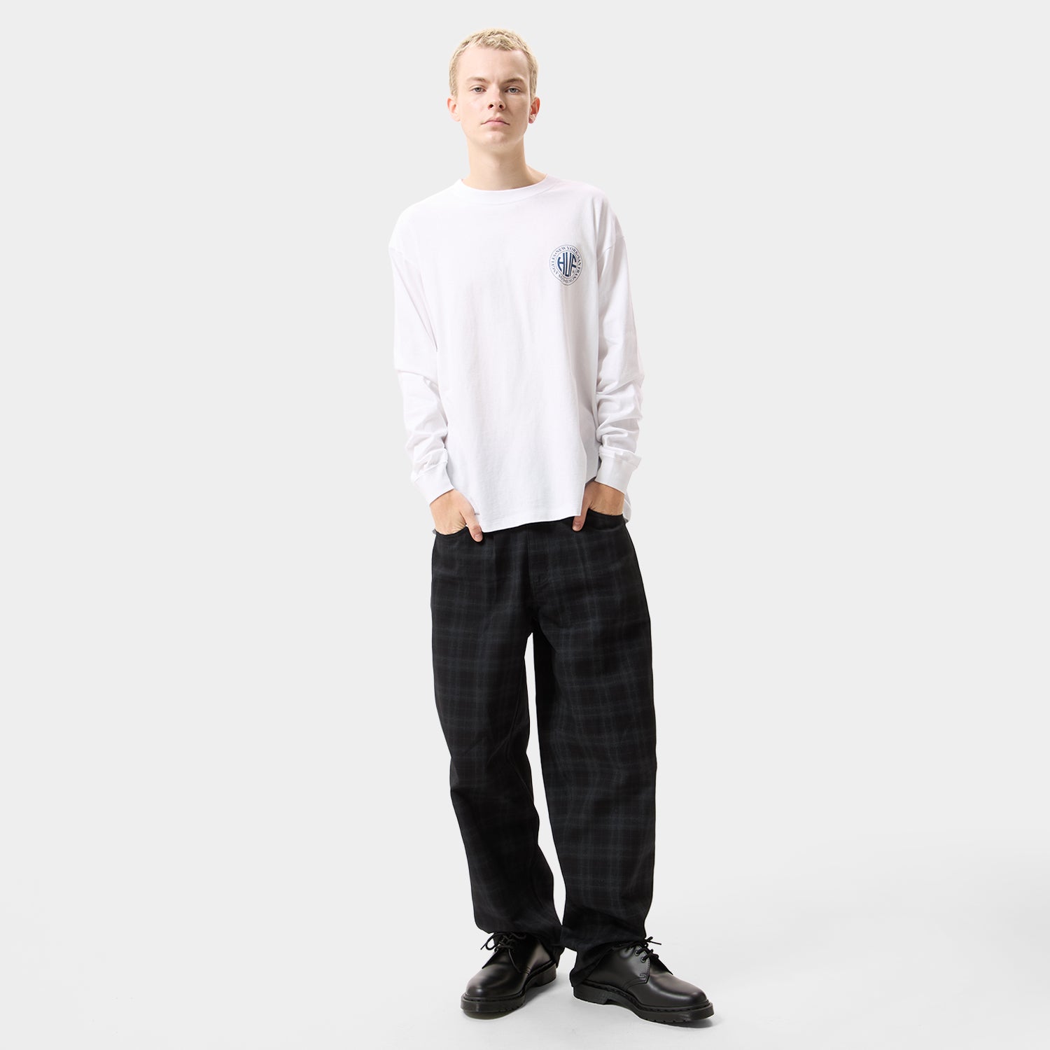 HUF (ハフ) Worldwide JP /T-SHIRTS（Tシャツ）/ REGIONAL LS TEE商品 / COFFEE