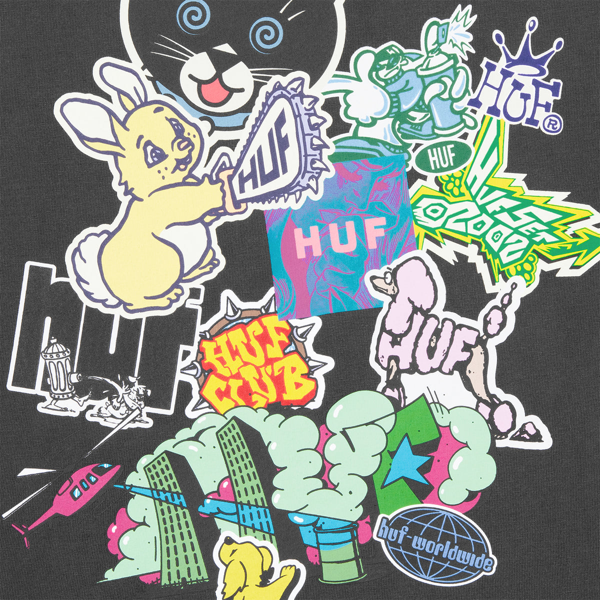 STICKER LS TEE｜T-SHIRTS（Tシャツ）｜【公式通販 HUF】｜ハフ