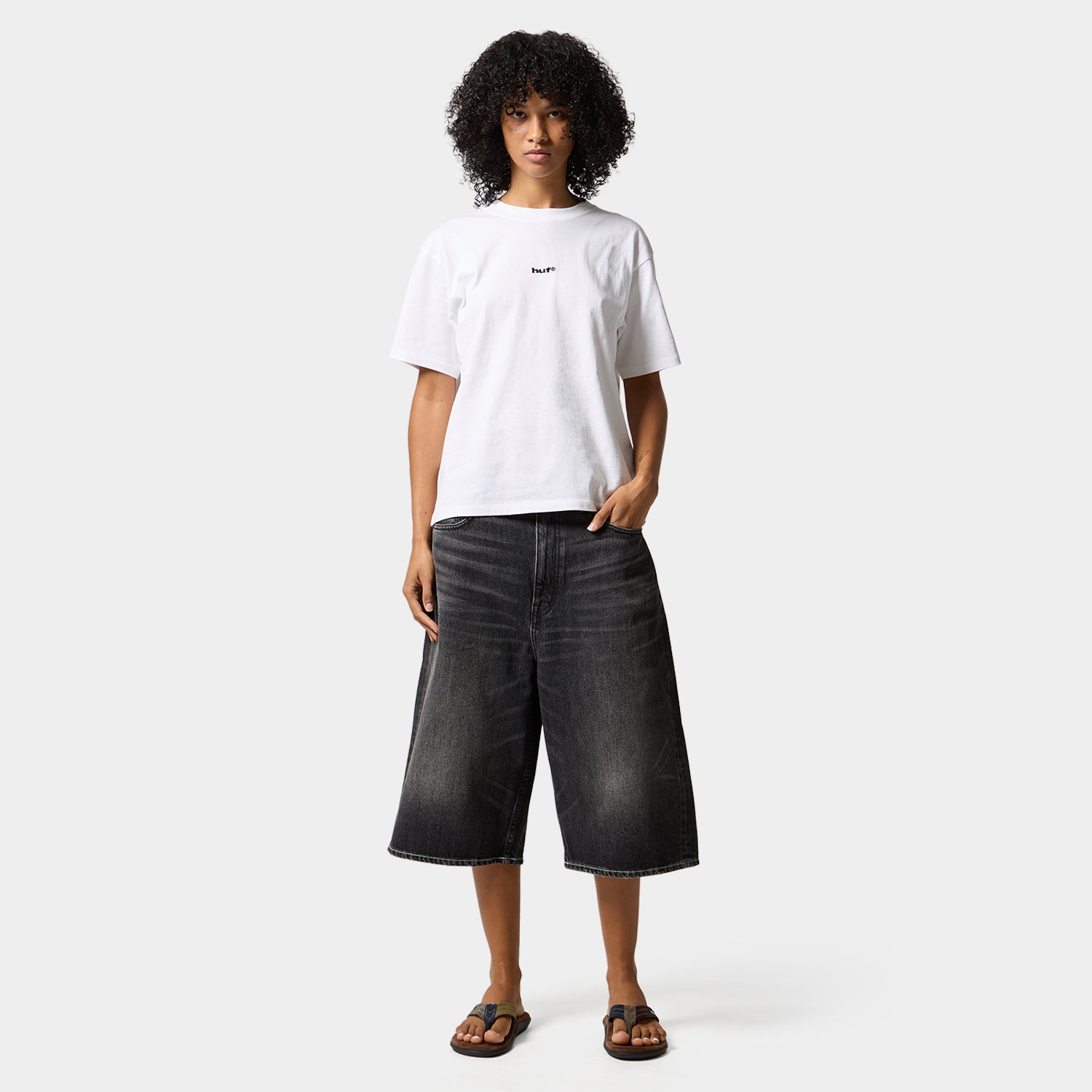 HUF (ハフ) Worldwide JP /T-SHIRTS（Tシャツ）/ huf eightynine TINY TEE商品 / WHITE