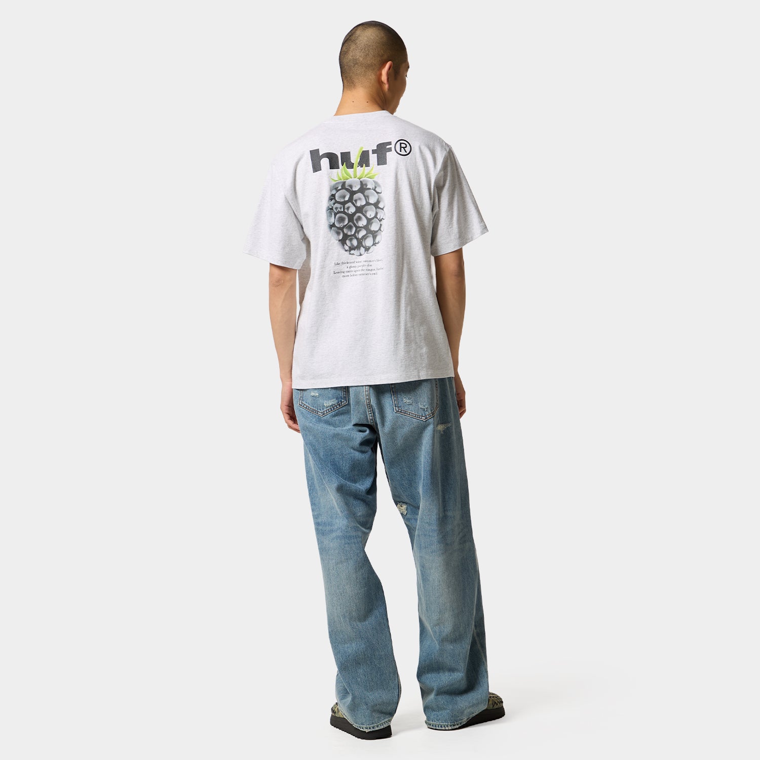 HUF (ハフ) Worldwide JP /T-SHIRTS（Tシャツ）/ BLACK BERRY TEE商品 / PEACH