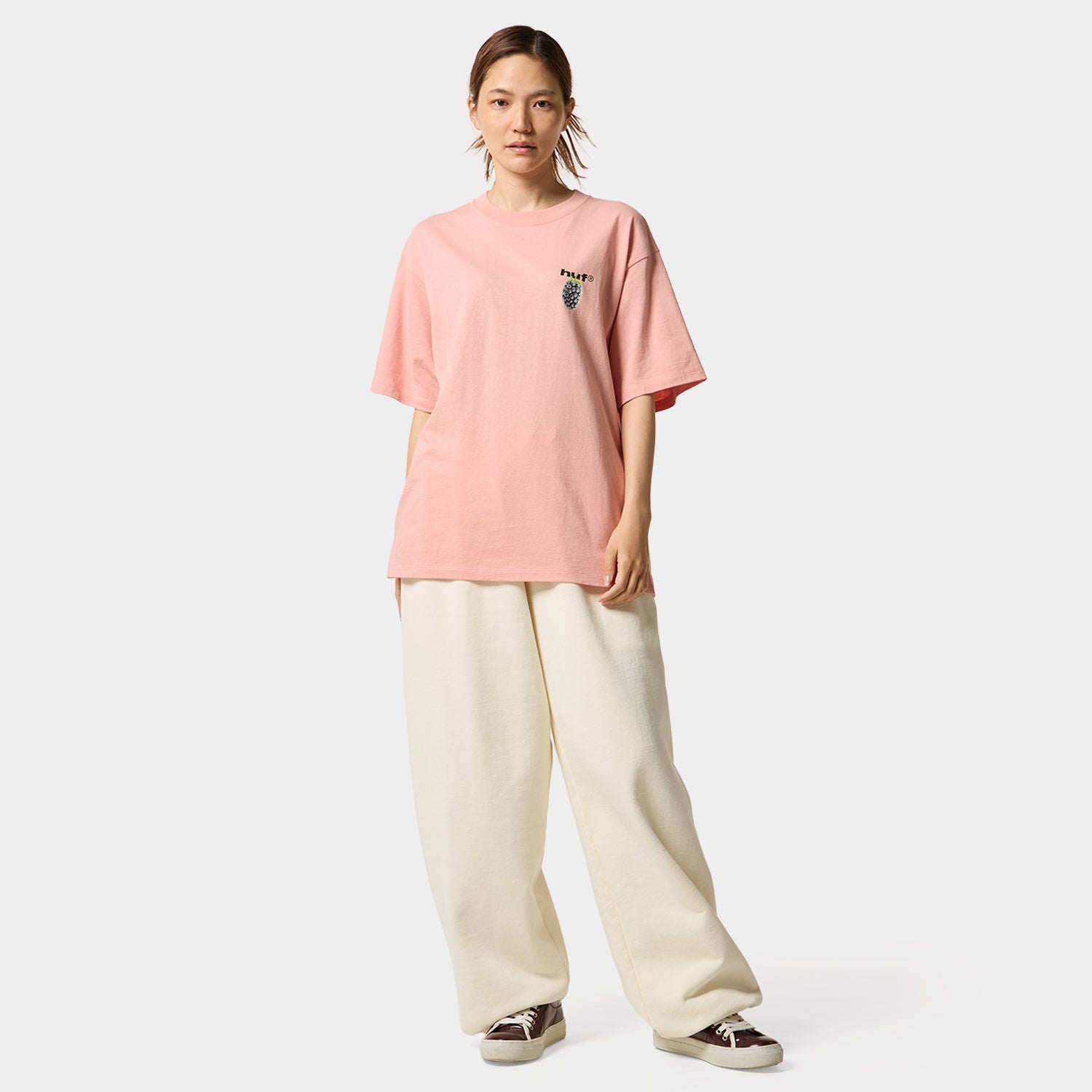 HUF (ハフ) Worldwide JP /T-SHIRTS（Tシャツ）/ BLACK BERRY TEE商品 / PEACH