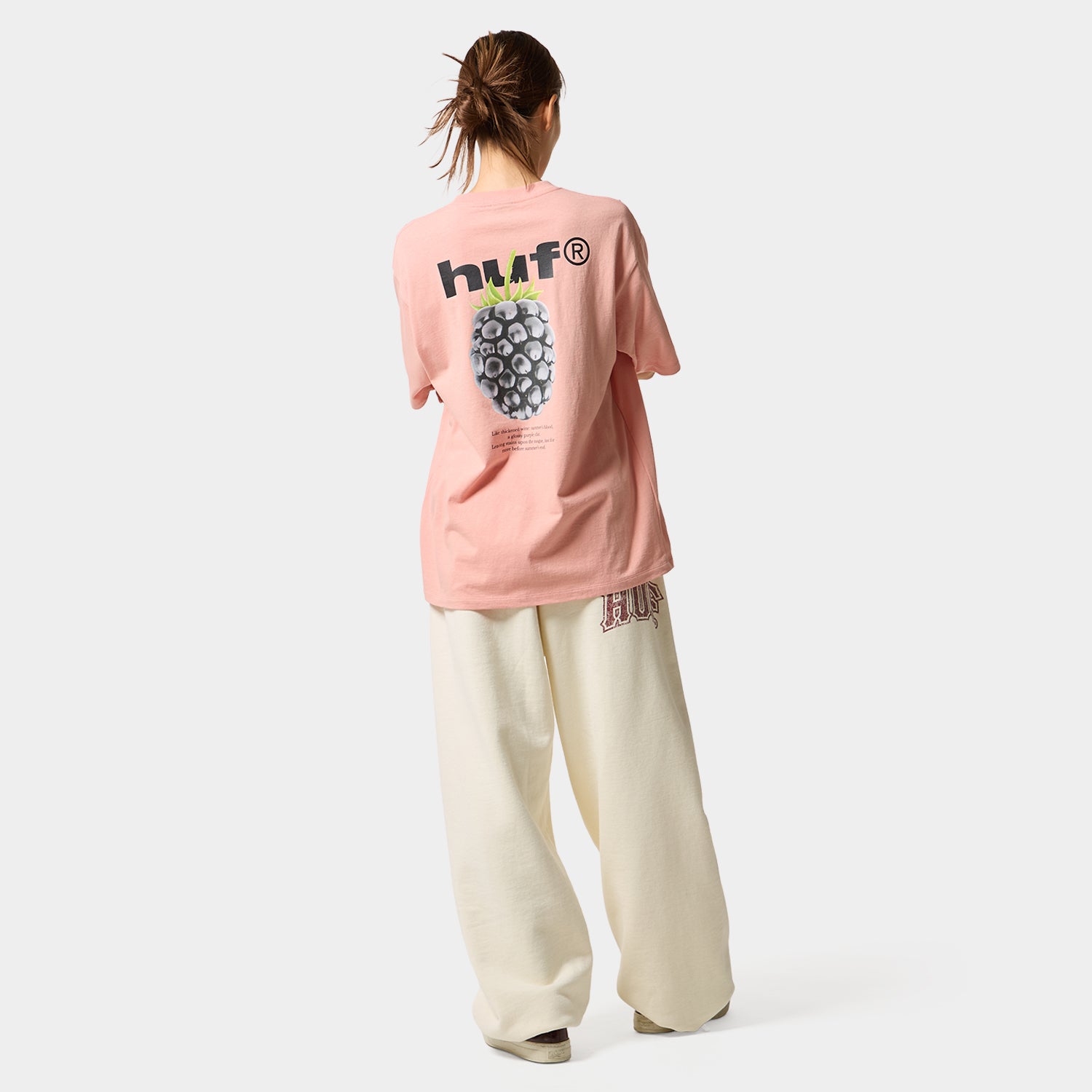 HUF (ハフ) Worldwide JP /T-SHIRTS（Tシャツ）/ BLACK BERRY TEE商品 / PEACH