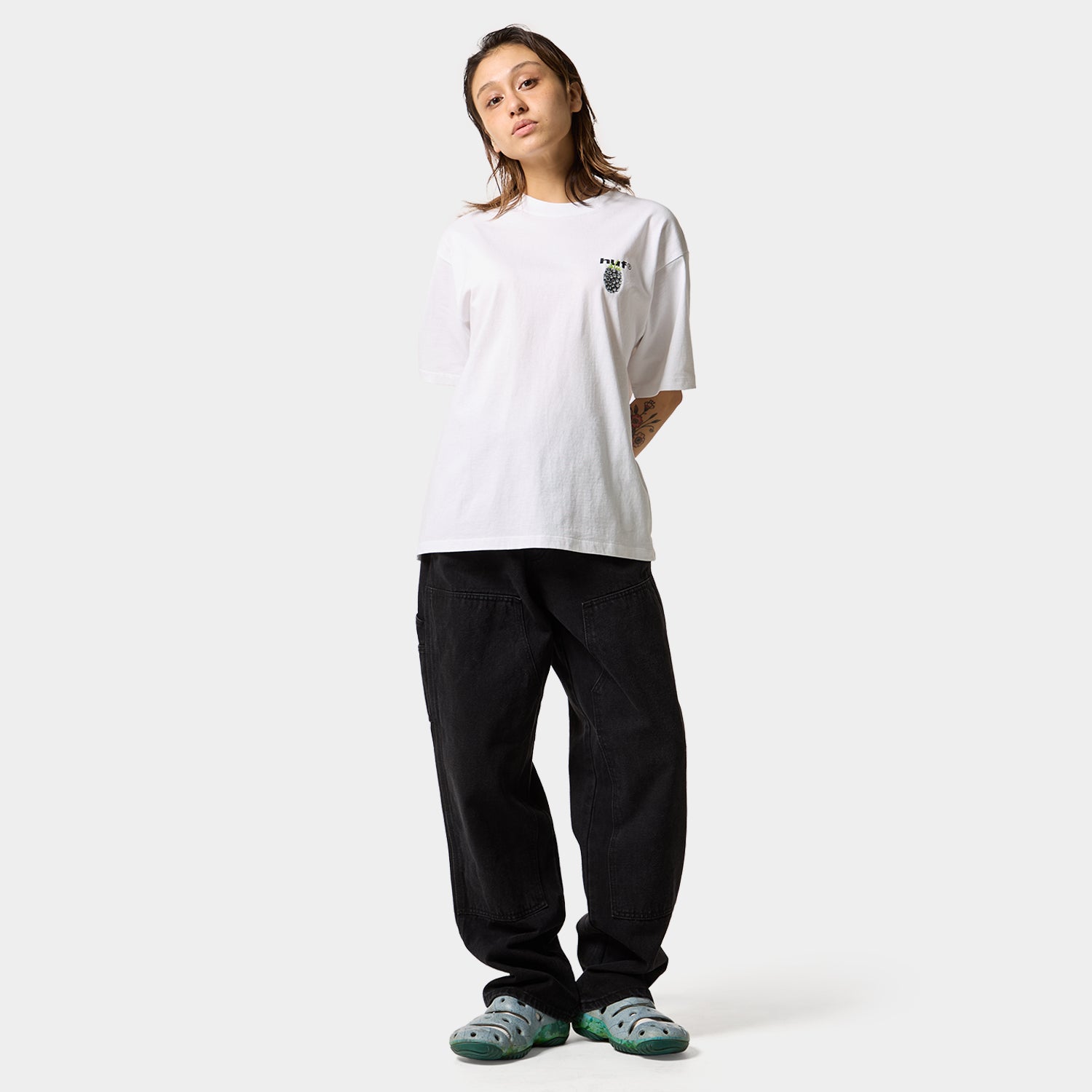 HUF (ハフ) Worldwide JP /T-SHIRTS（Tシャツ）/ BLACK BERRY TEE商品 / PEACH