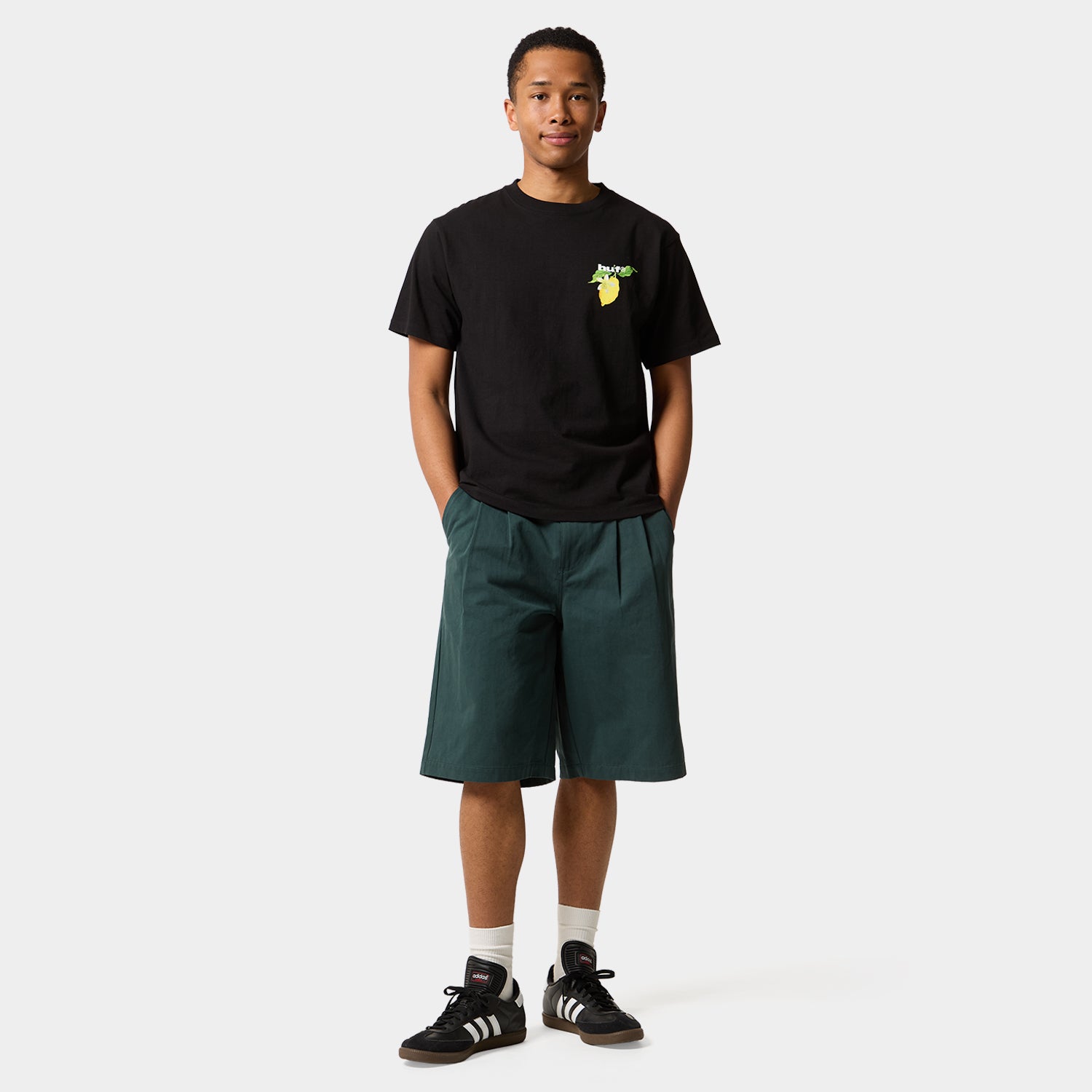 HUF (ハフ) Worldwide JP /T-SHIRTS（Tシャツ）/ SOUR LEMON TEE商品 / BLACK