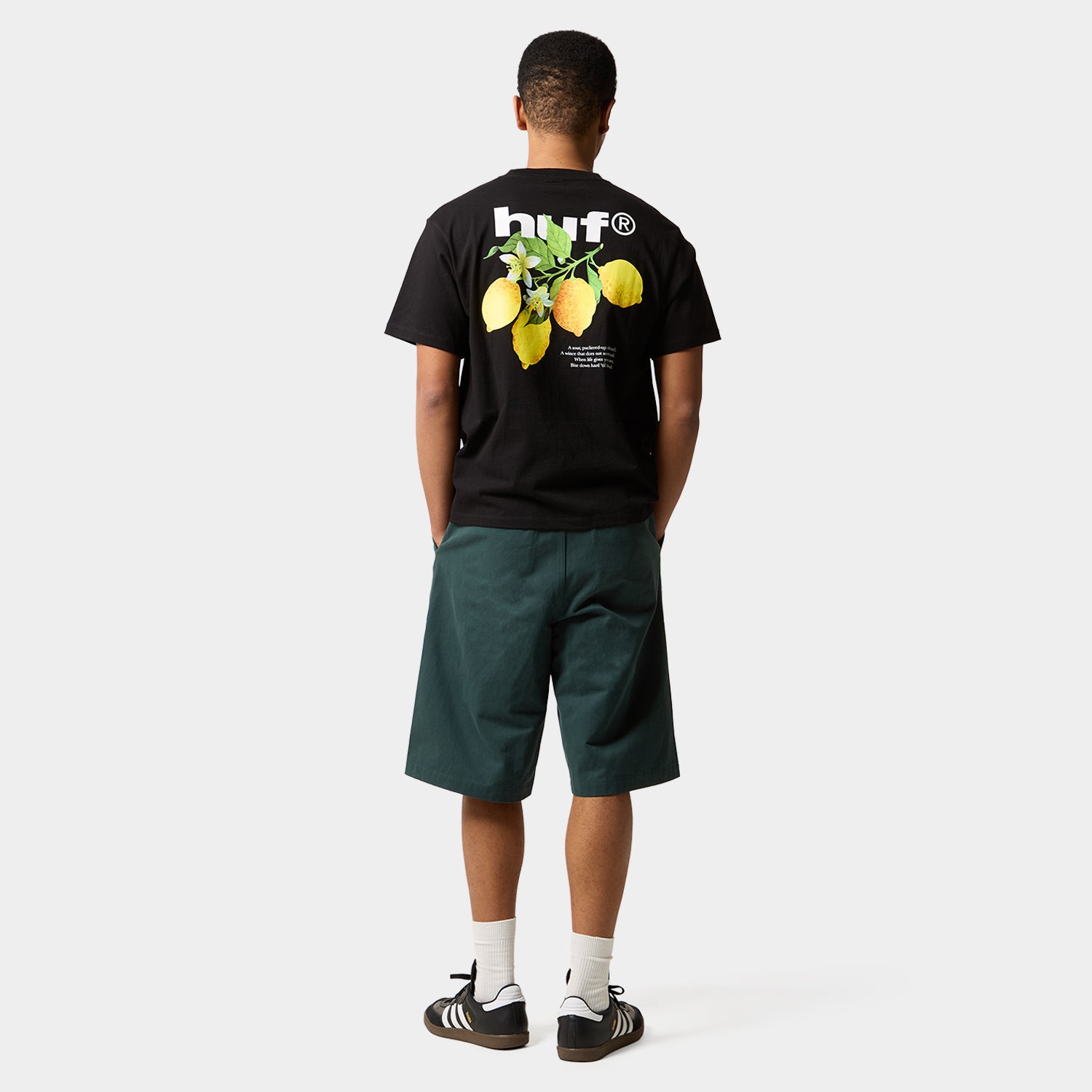 HUF (ハフ) Worldwide JP /T-SHIRTS（Tシャツ）/ SOUR LEMON TEE商品 / BLACK
