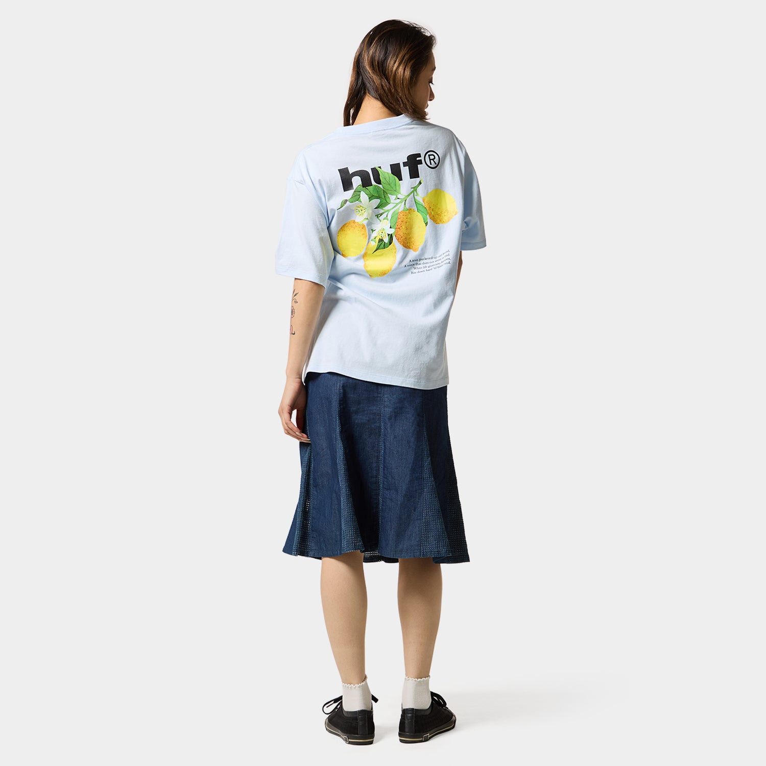 HUF (ハフ) Worldwide JP /T-SHIRTS（Tシャツ）/ SOUR LEMON TEE商品 / BLACK