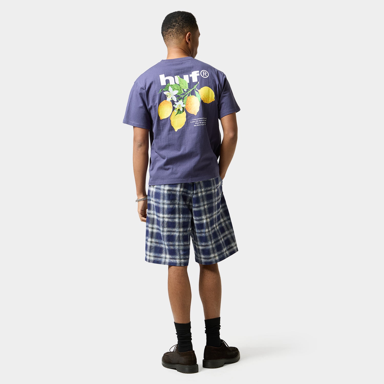 HUF (ハフ) Worldwide JP /T-SHIRTS（Tシャツ）/ SOUR LEMON TEE商品 / NAVY