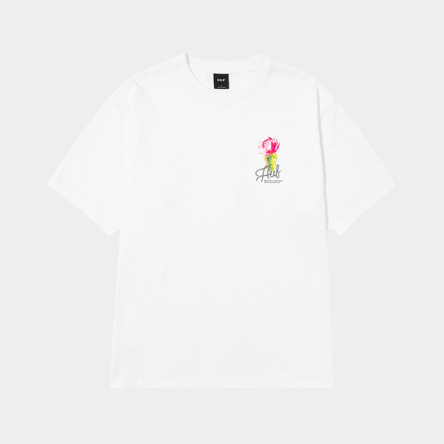 HUF (ハフ) Worldwide JP /T-SHIRTS（Tシャツ）/ DESERT ROSE TEE商品 / LT YELLOW