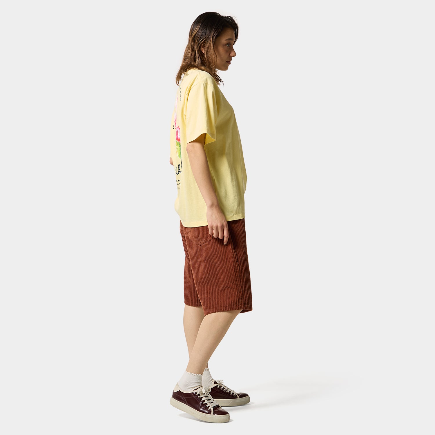 HUF (ハフ) Worldwide JP /T-SHIRTS（Tシャツ）/ DESERT ROSE TEE商品 / LT YELLOW