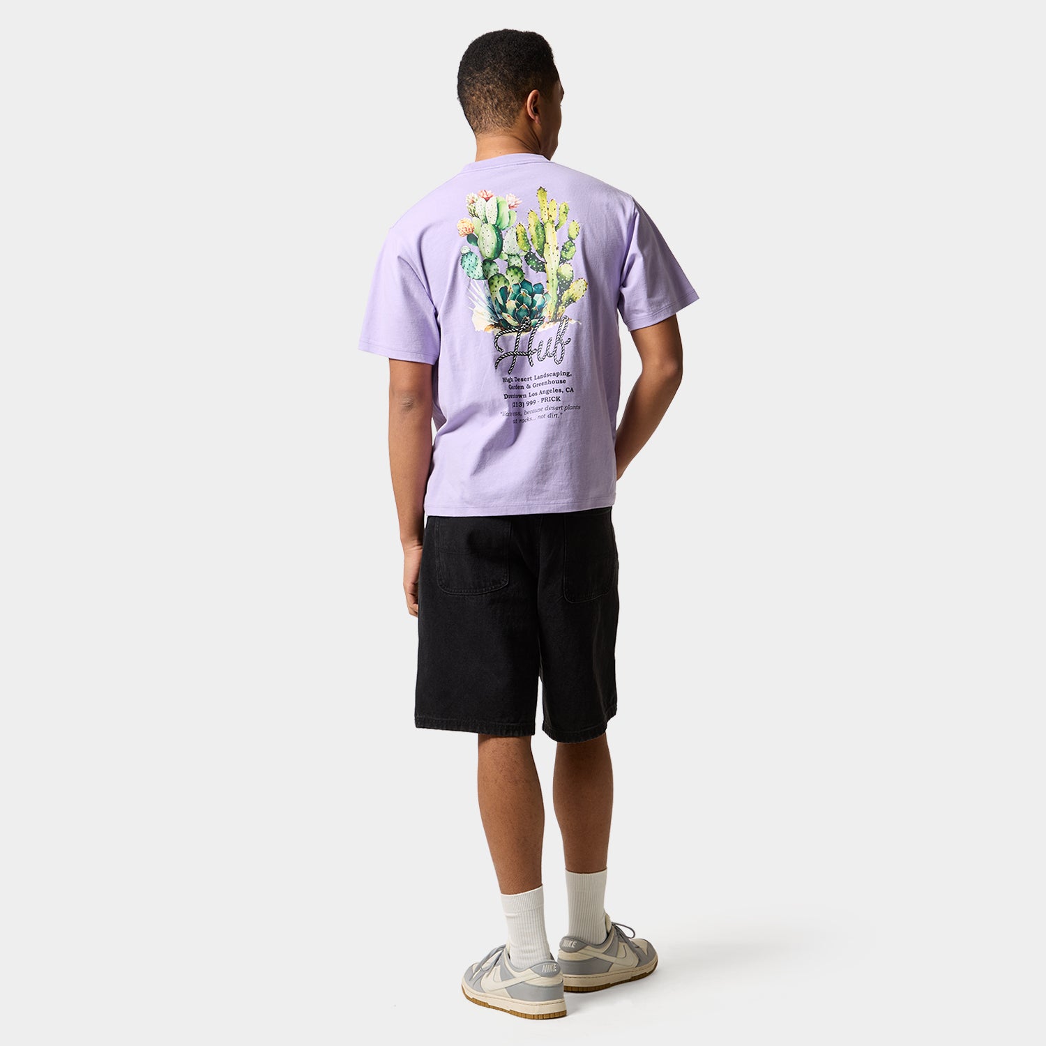 HUF (ハフ) Worldwide JP /T-SHIRTS（Tシャツ）/ EAST ROCKS TEE商品 / LT PURPLE