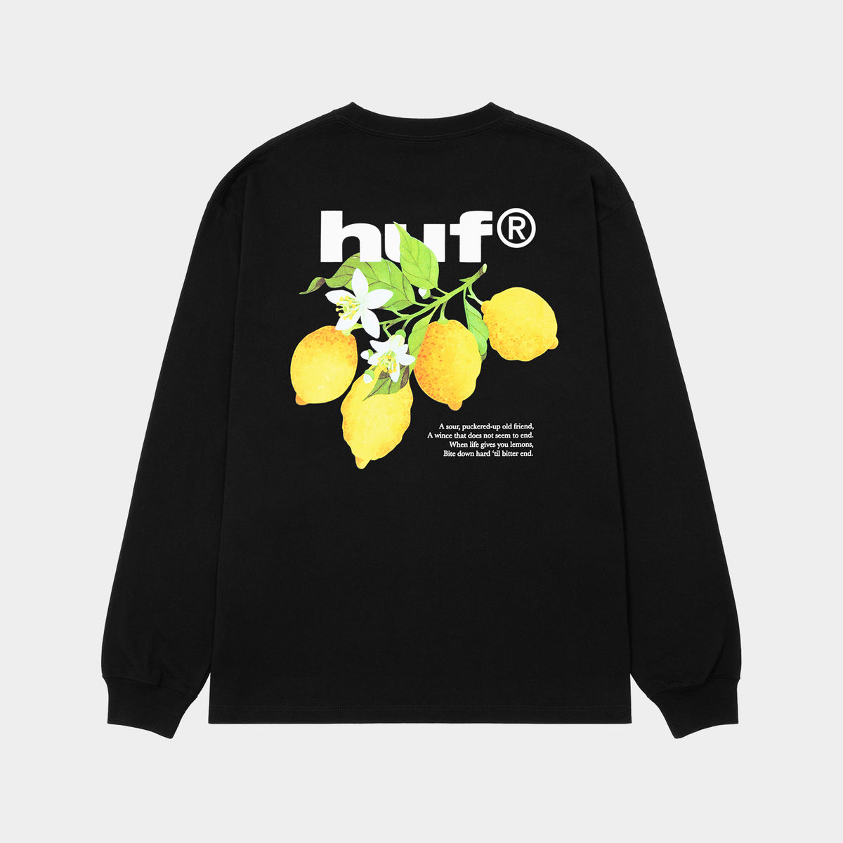 SOUR LEMON LS TEE｜T-SHIRTS（Tシャツ）｜【公式通販 HUF】｜ハフ