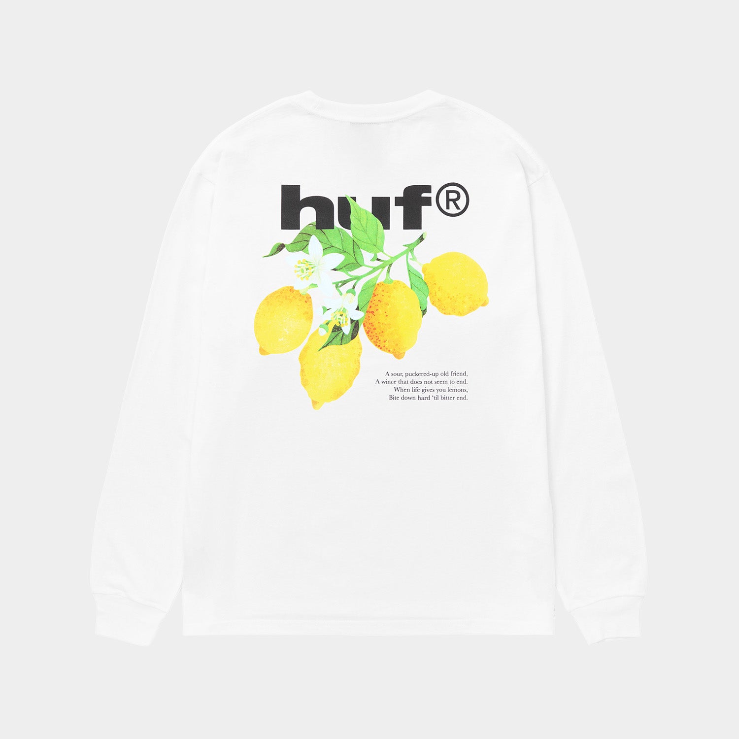 SOUR LEMON LS TEE|T-SHIRTS(Tシャツ)|【公式通販 HUF】|ハフ SOUR LEMON LS TEE|T-SHIRTS(Tシャツ)|【公式通販 HUF】|ハフ