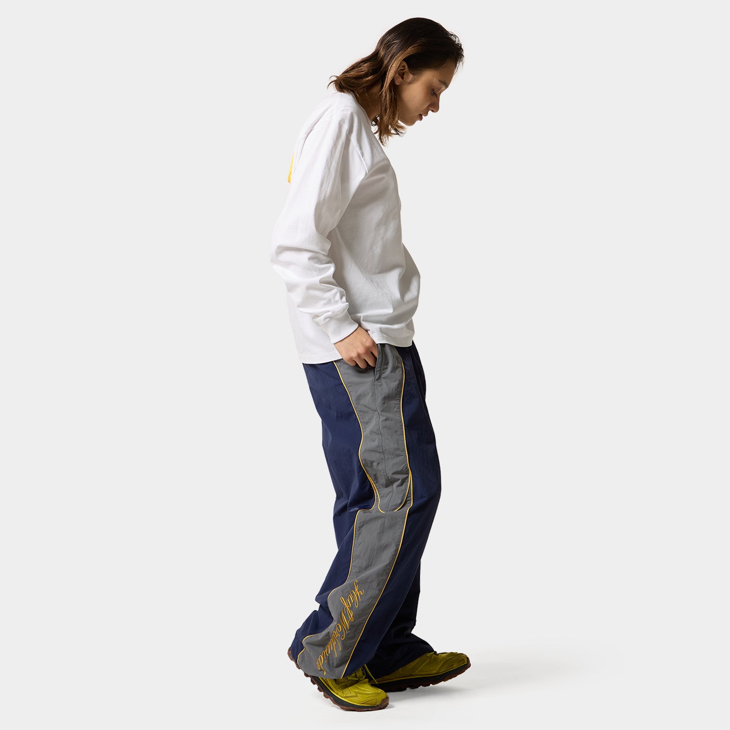 HUF (ハフ) Worldwide JP /T-SHIRTS（Tシャツ）/ SOUR LEMON LS TEE商品 / NAVY