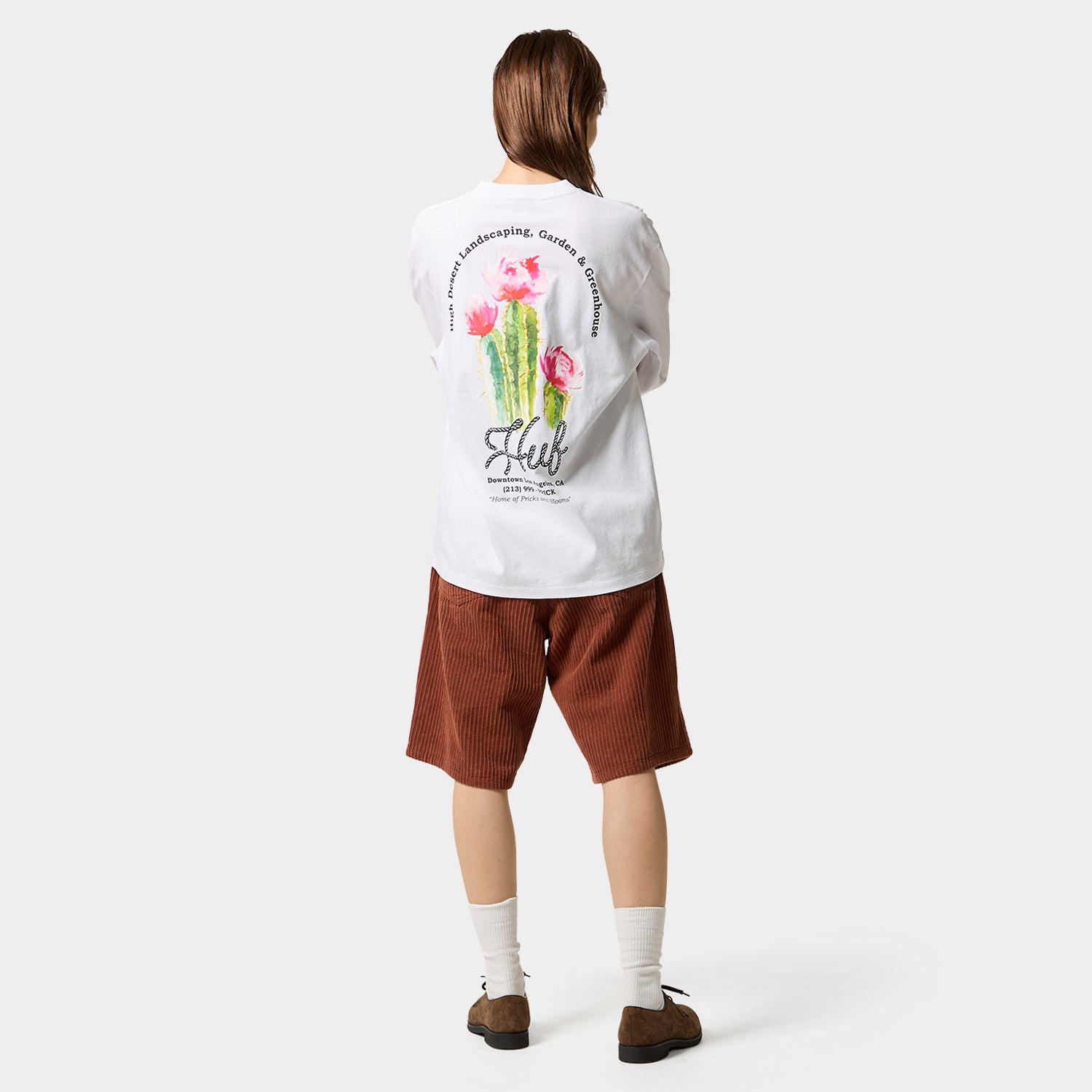 HUF (ハフ) Worldwide JP /T-SHIRTS（Tシャツ）/ DESERT ROSE LS TEE商品 / CLAY