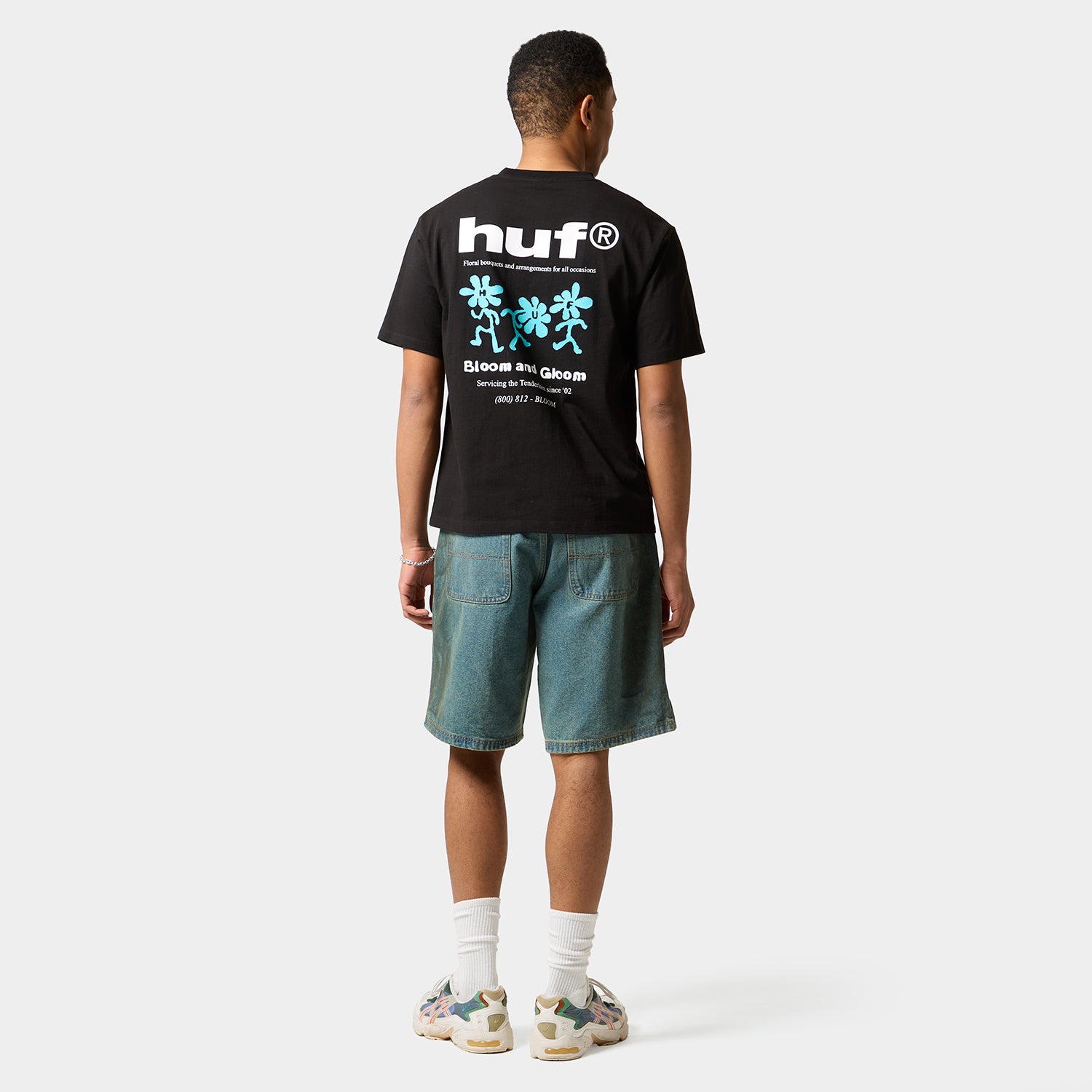 HUF (ハフ) Worldwide JP /T-SHIRTS（Tシャツ）/ BLOOM &amp; GLOOM TEE商品 / WHITE