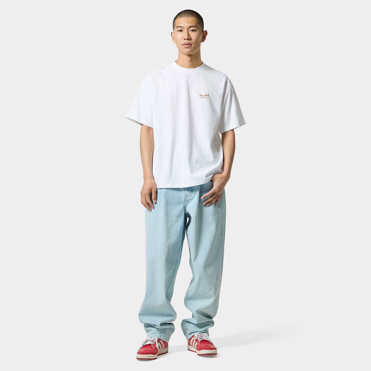 HUF (ハフ) Worldwide JP /T-SHIRTS（Tシャツ）/ THE POTTED GARDEN TEE商品 / CHARCOAL