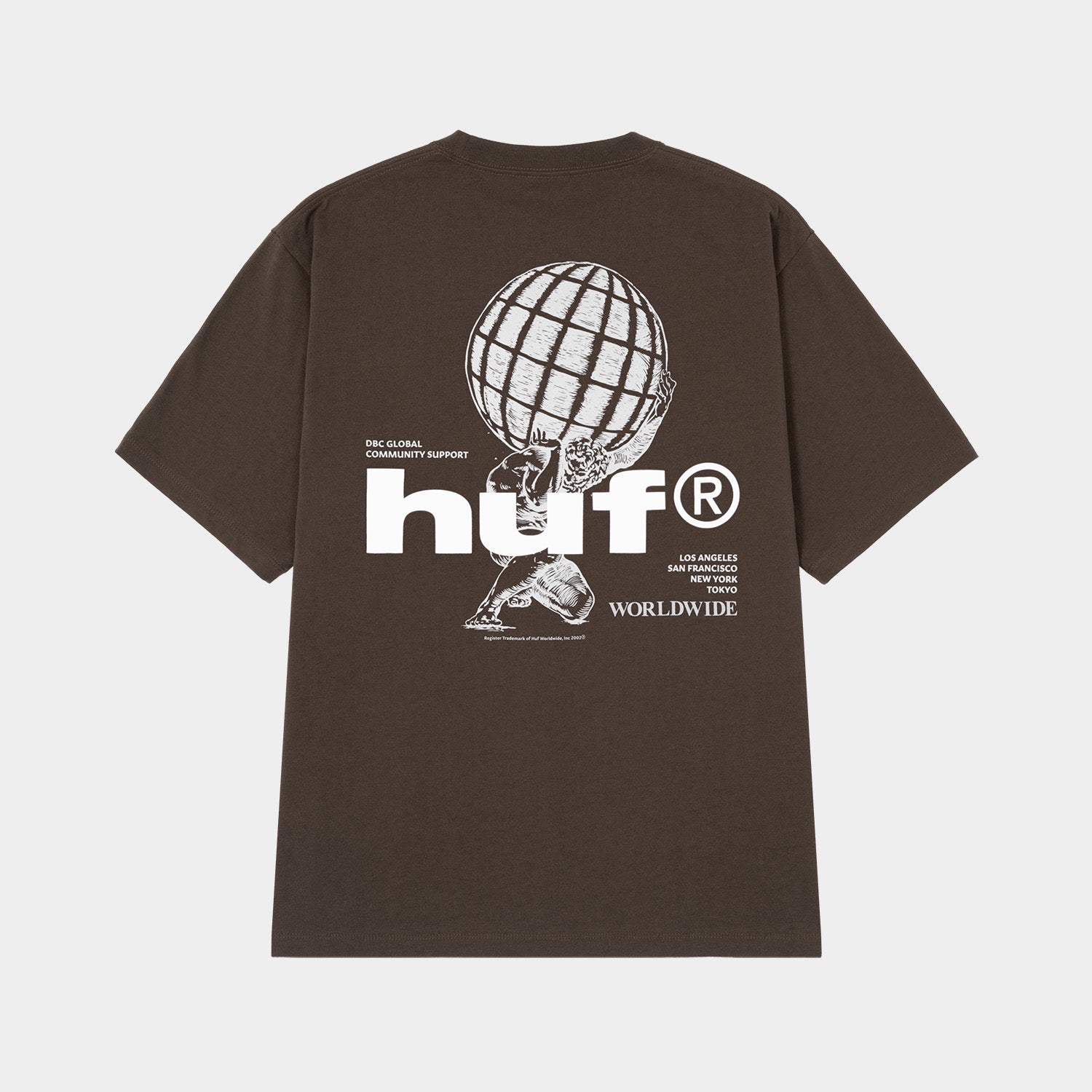 HUF (ハフ) Worldwide JP / T-SHIRTS（Tシャツ） / COMMUNITY SUPPORT TEE商品 / BROWN