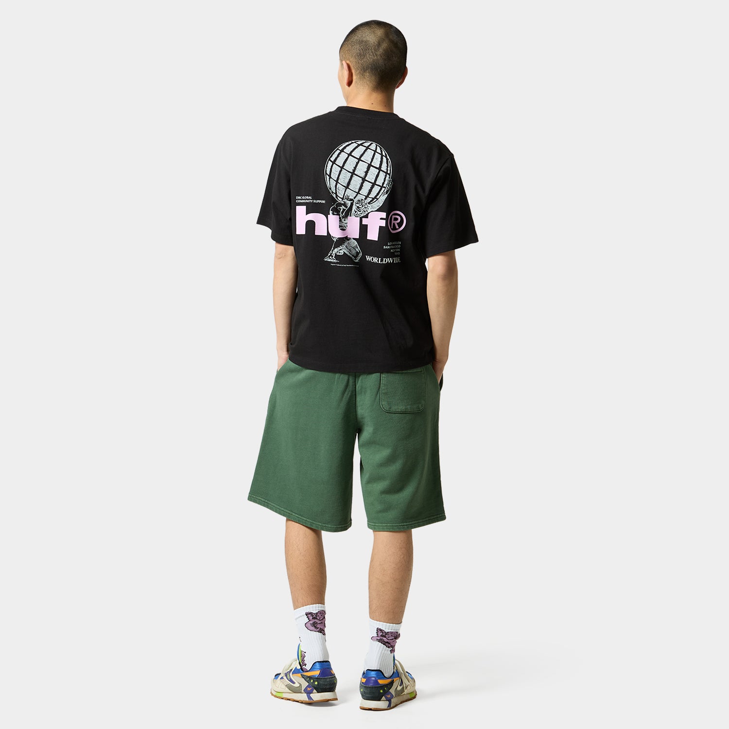 HUF (ハフ) Worldwide JP /T-SHIRTS（Tシャツ）/ COMMUNITY SUPPORT TEE商品 / BROWN