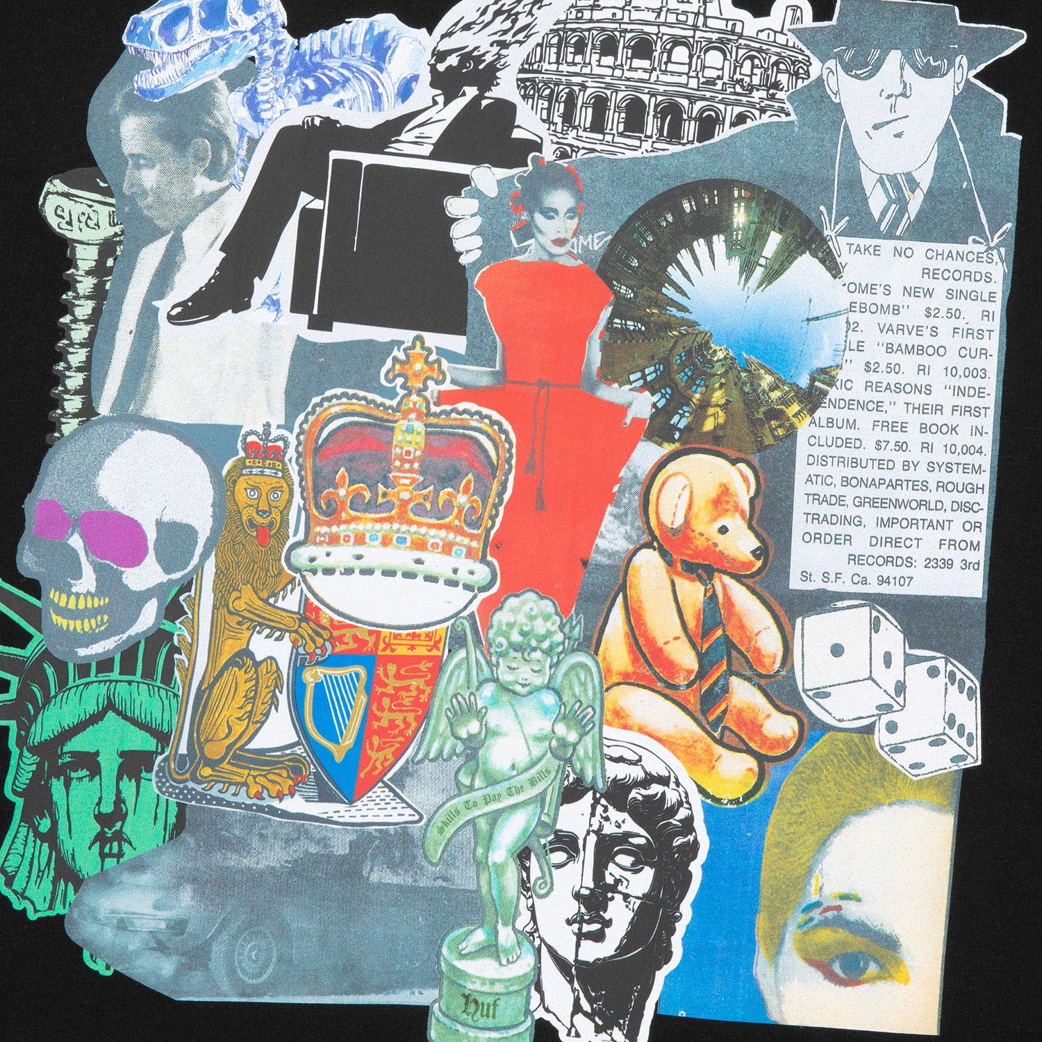 HUF (ハフ) Worldwide JP /T-SHIRTS（Tシャツ）/ BOULEVARD STATUS LS TEE商品 / WHITE