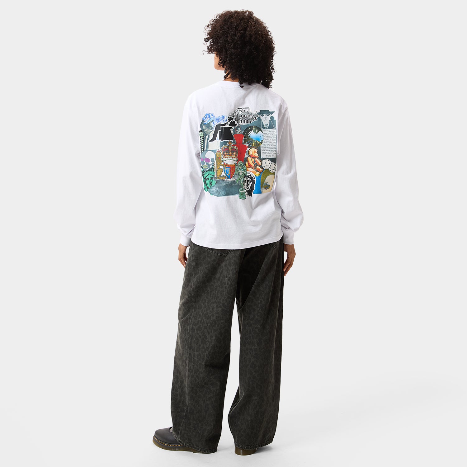 HUF (ハフ) Worldwide JP /T-SHIRTS（Tシャツ）/ BOULEVARD STATUS LS TEE商品 / WHITE