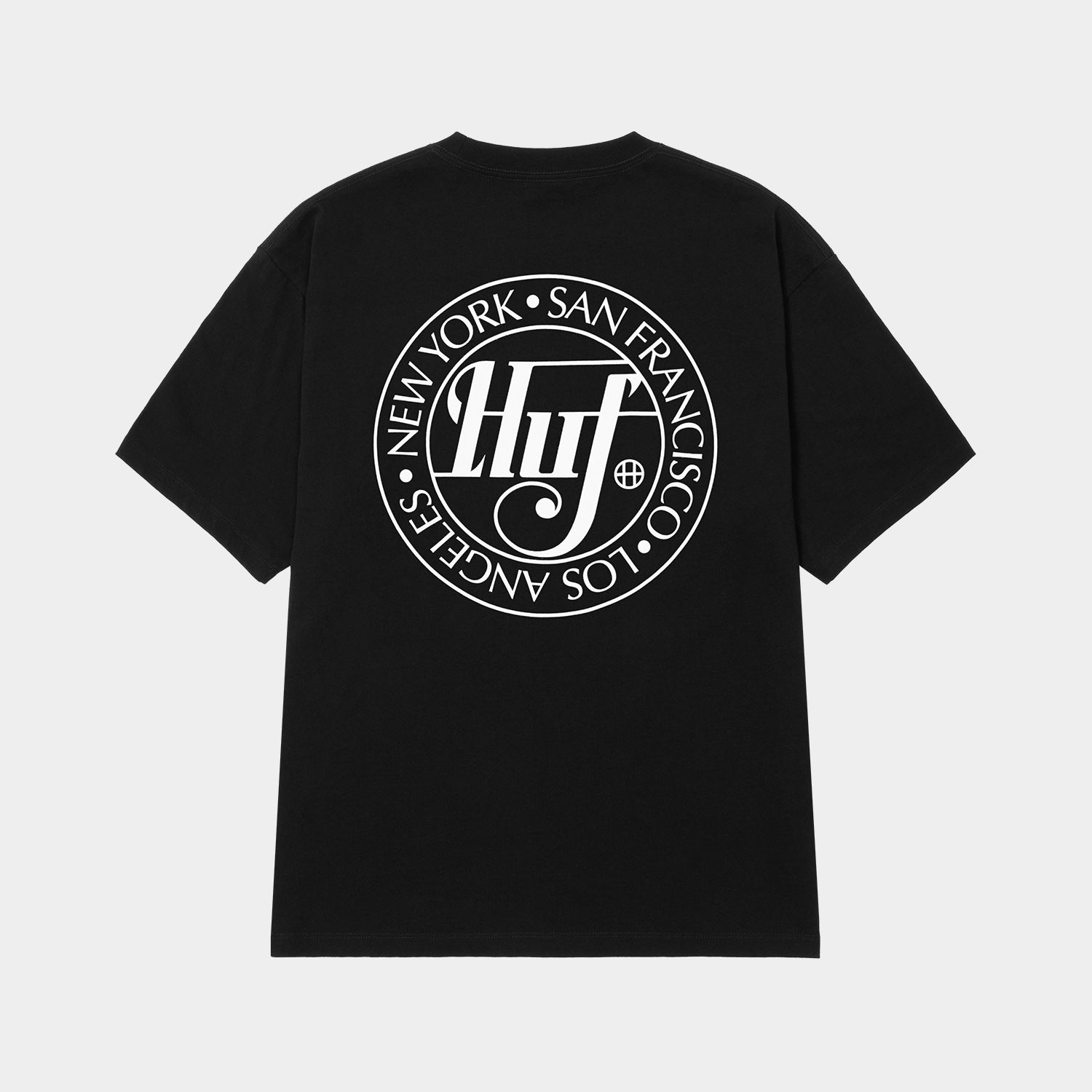 HUF (ハフ) Worldwide JP /T-SHIRTS（Tシャツ）/ SHARP SCRIPT TEE商品 / LT BLUE