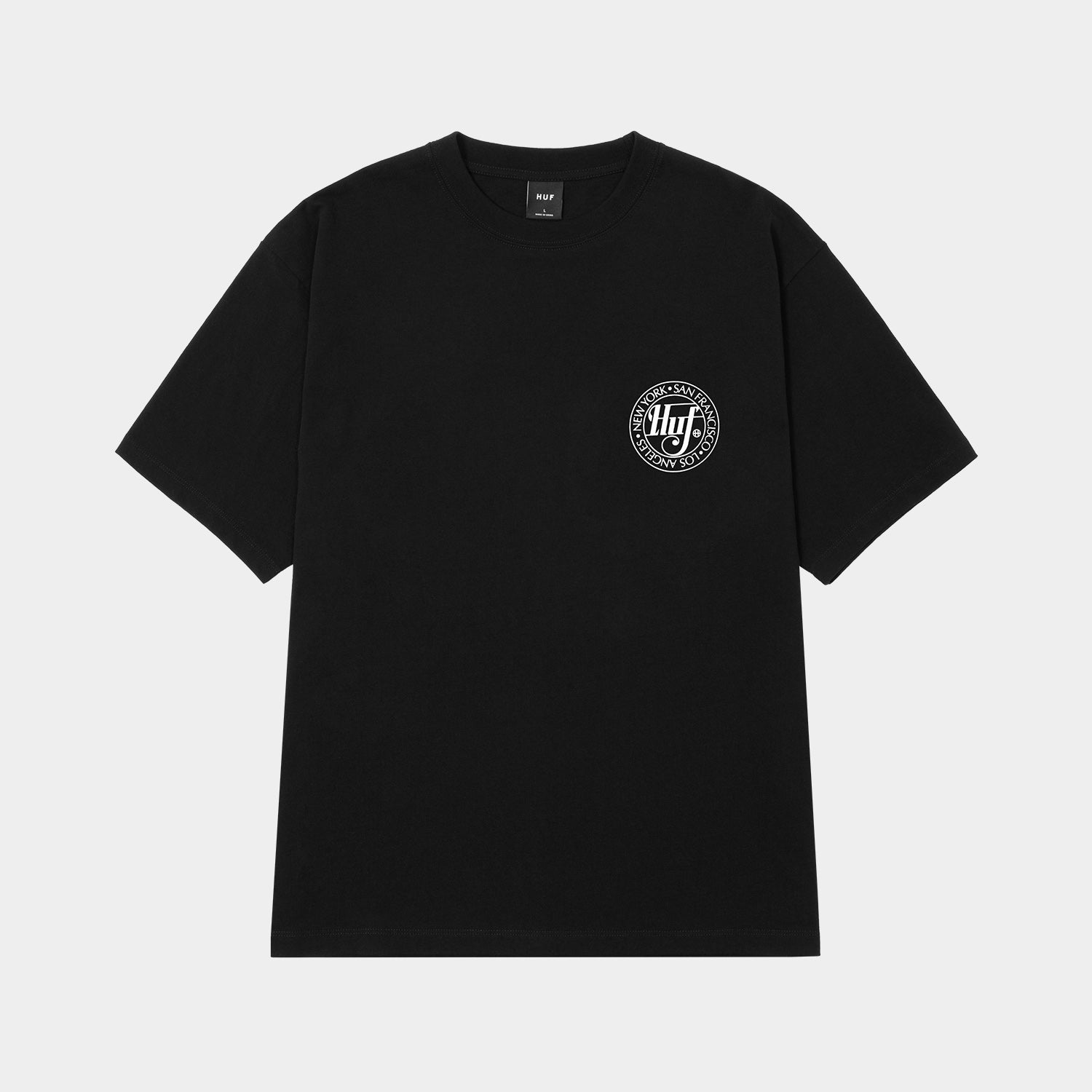 HUF (ハフ) Worldwide JP /T-SHIRTS（Tシャツ）/ SHARP SCRIPT TEE商品 / LT BLUE
