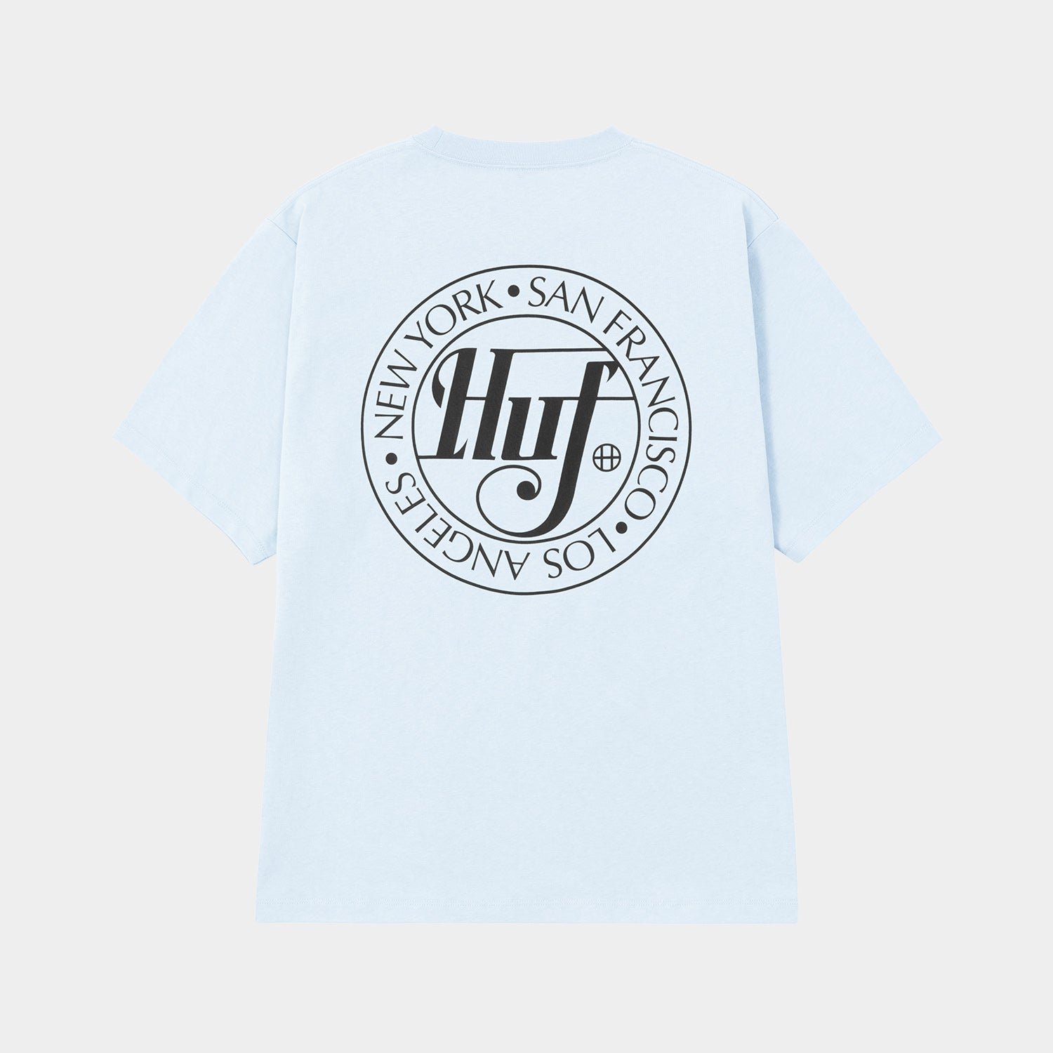 HUF (ハフ) Worldwide JP / T-SHIRTS（Tシャツ） / SHARP SCRIPT TEE商品 / LT BLUE