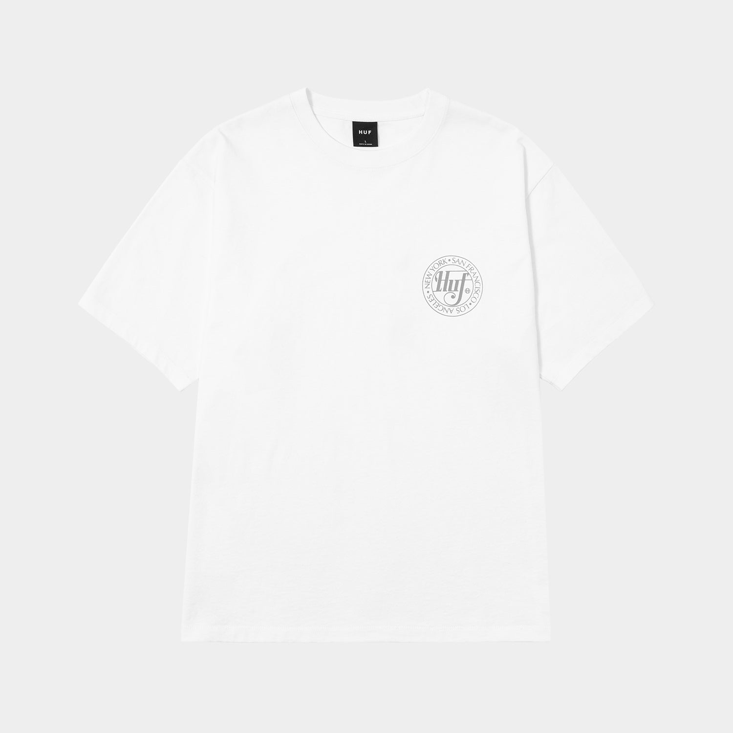 HUF (ハフ) Worldwide JP /T-SHIRTS（Tシャツ）/ SHARP SCRIPT TEE商品 / LT BLUE