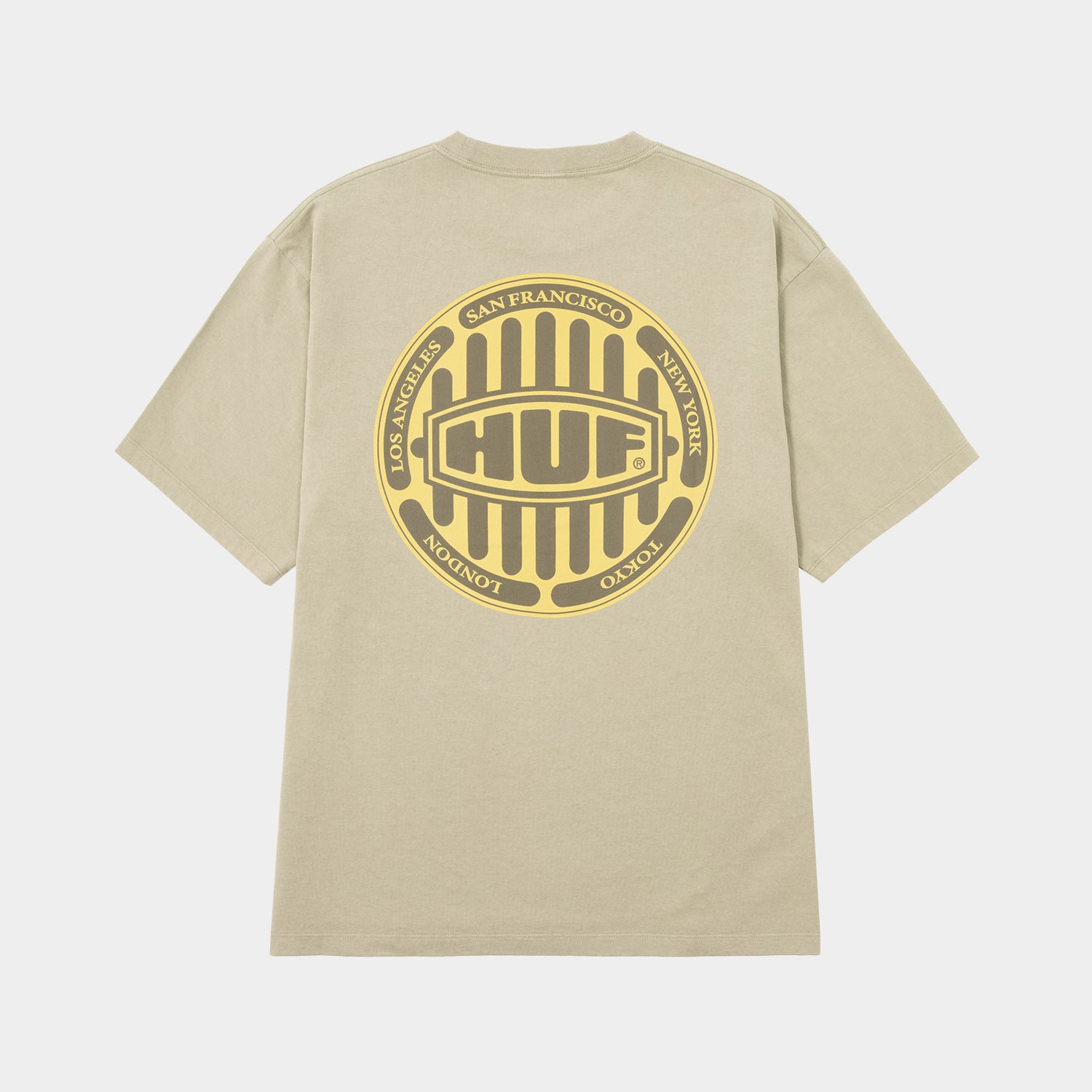 HUF (ハフ) Worldwide JP /T-SHIRTS（Tシャツ）/ DRAIN CAP TEE商品 / CLAY