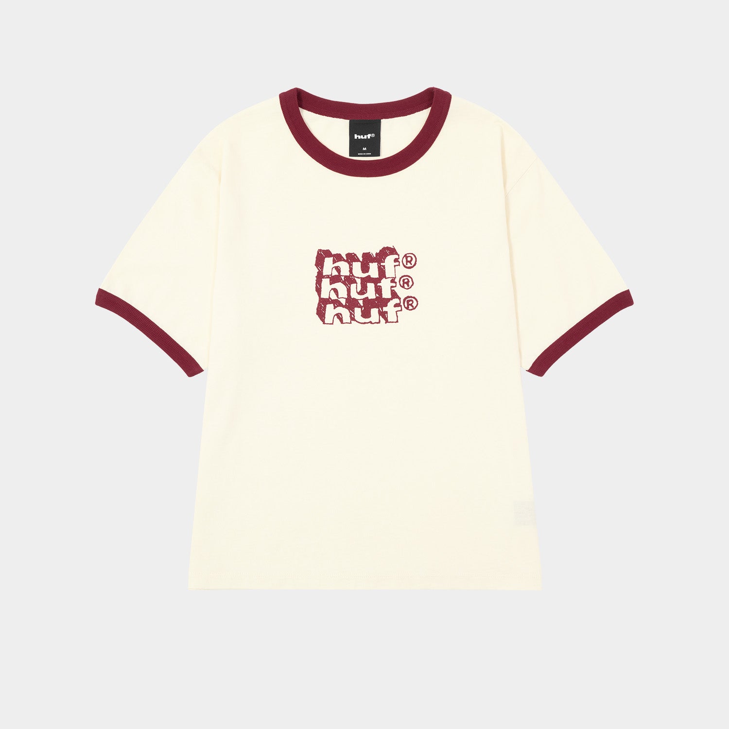 HUF (ハフ) Worldwide JP / T-SHIRTS（Tシャツ） / HAND STACKED TINY RINGER TEE商品 / NATURAL