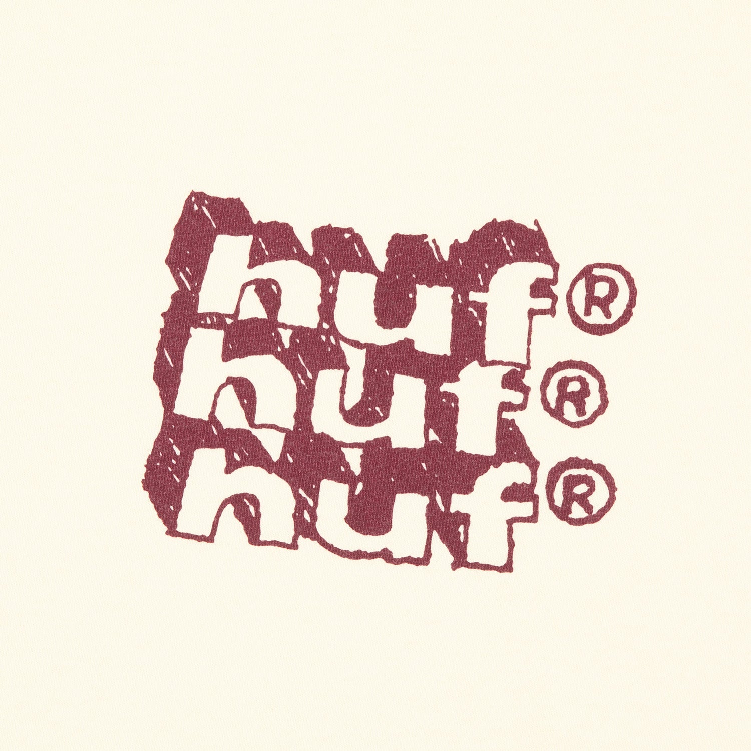 HUF (ハフ) Worldwide JP /T-SHIRTS（Tシャツ）/ HAND STACKED TINY RINGER TEE商品 / NATURAL