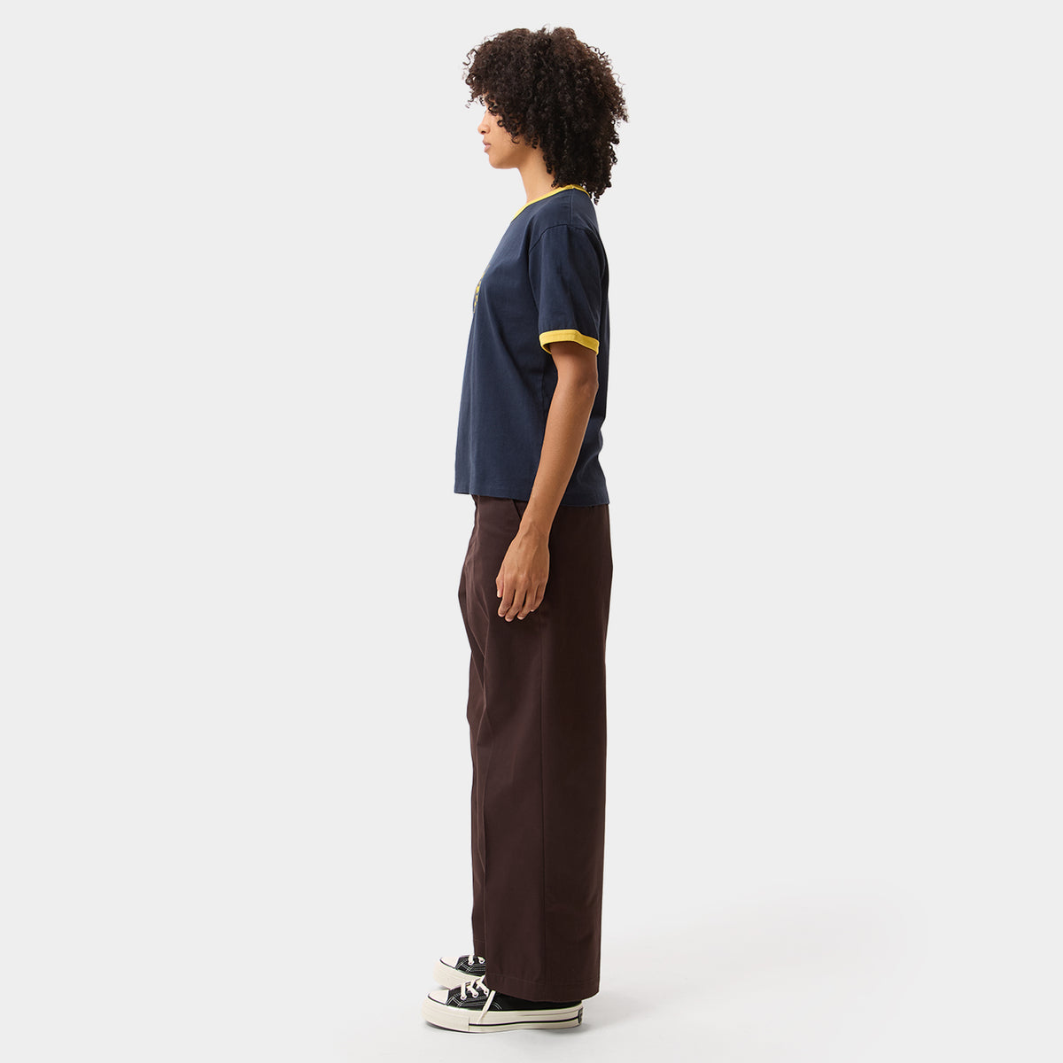HUF (ハフ) Worldwide JP /T-SHIRTS（Tシャツ）/ HAND STACKED TINY RINGER TEE商品 / NATURAL