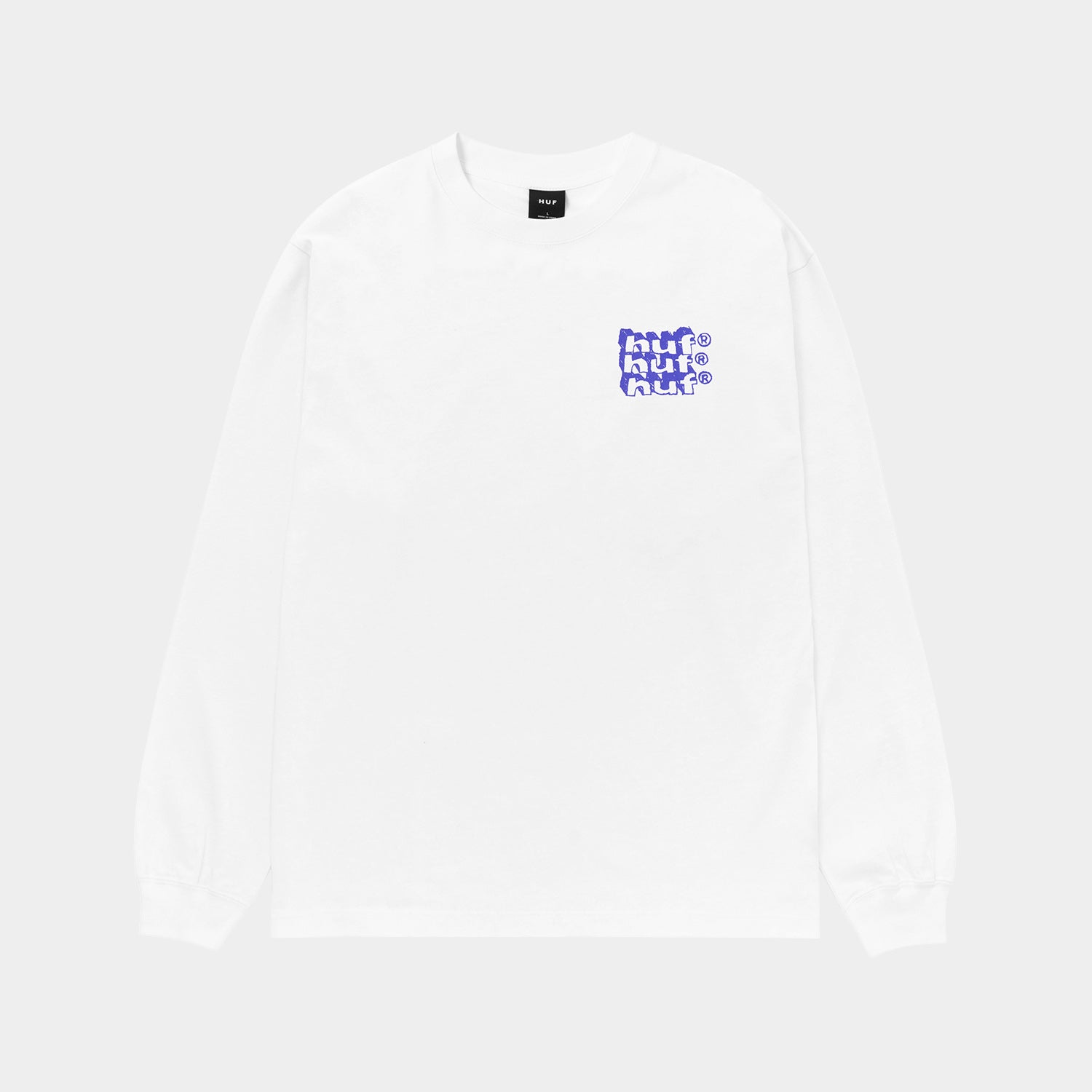 HUF (ハフ) Worldwide JP /T-SHIRTS（Tシャツ）/ HAND STACKED LS TEE商品 / VINTAGE BLACK