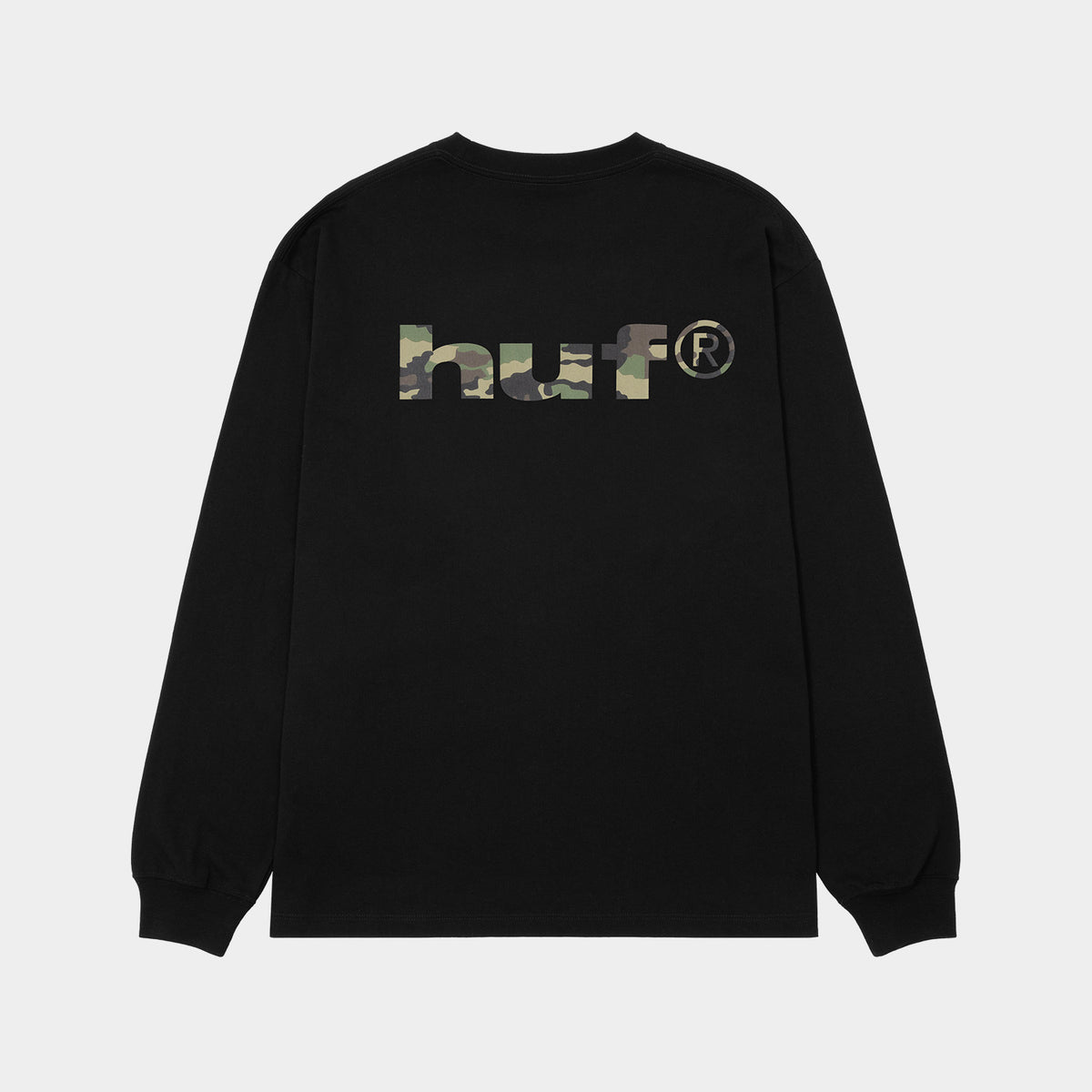 HUF (ハフ) Worldwide JP / T-SHIRTS（Tシャツ） / huf eightynine CAMO LS TEE商品 / BLACK