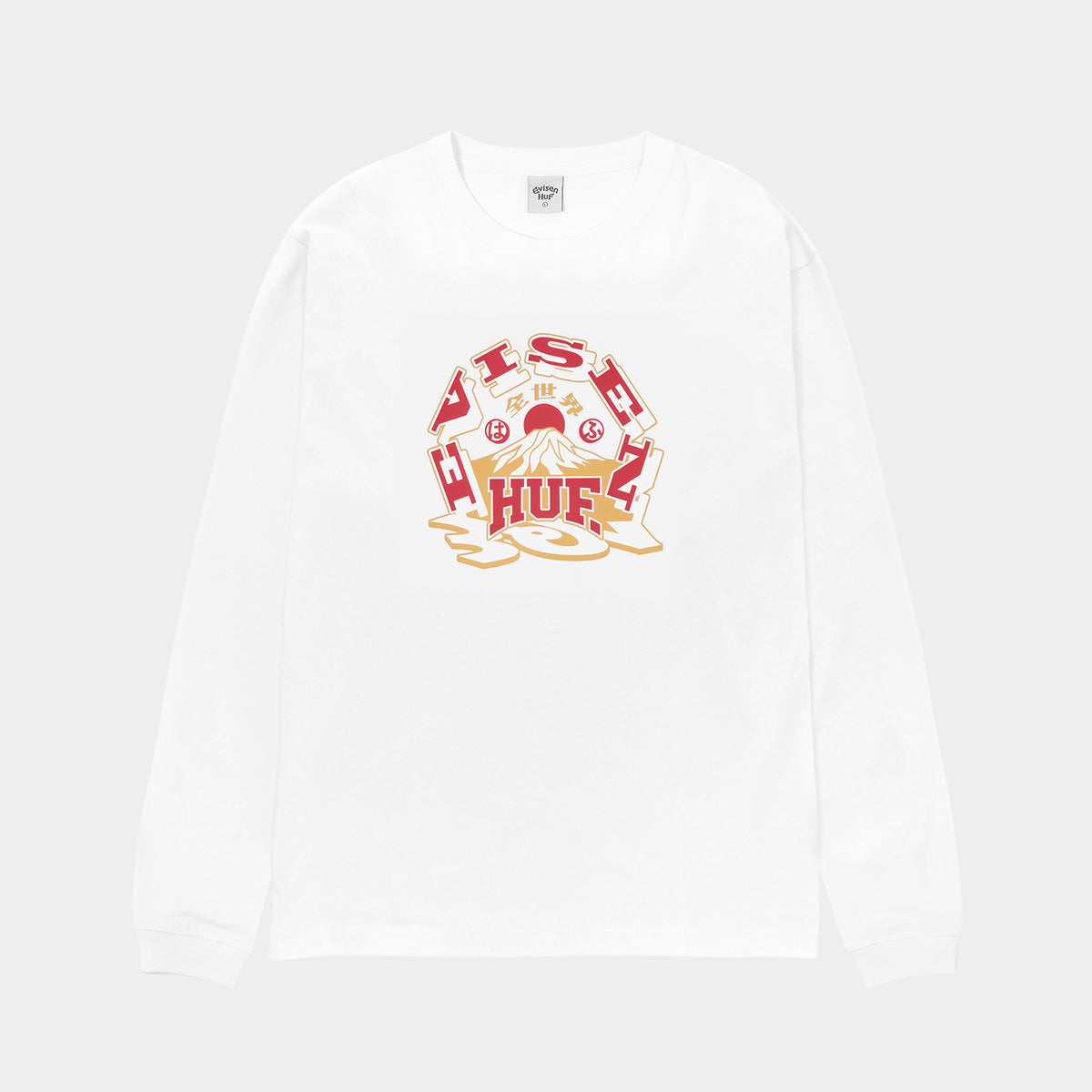 HUF X EVISEN SKATEBOARDS HUFUJI LS TEE｜T-SHIRTS（Tシャツ