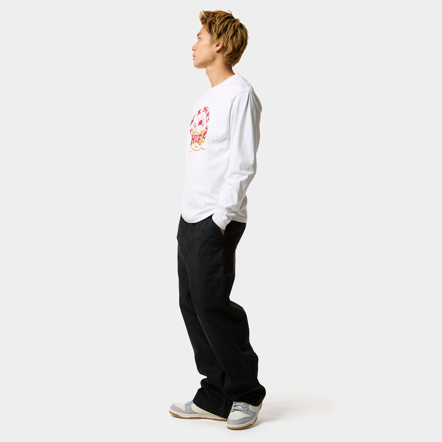 HUF X EVISEN SKATEBOARDS HUFUJI LS TEE｜T-SHIRTS（Tシャツ