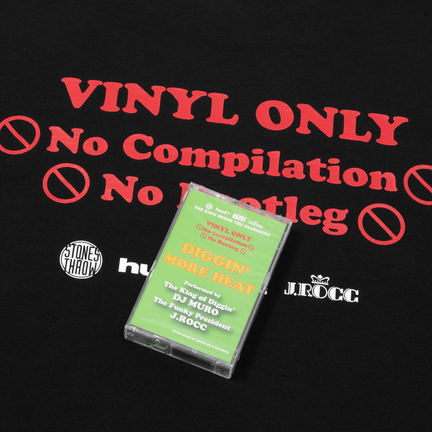 HUF X STONES THROW X MURO X J.ROCC TEE - WITH 