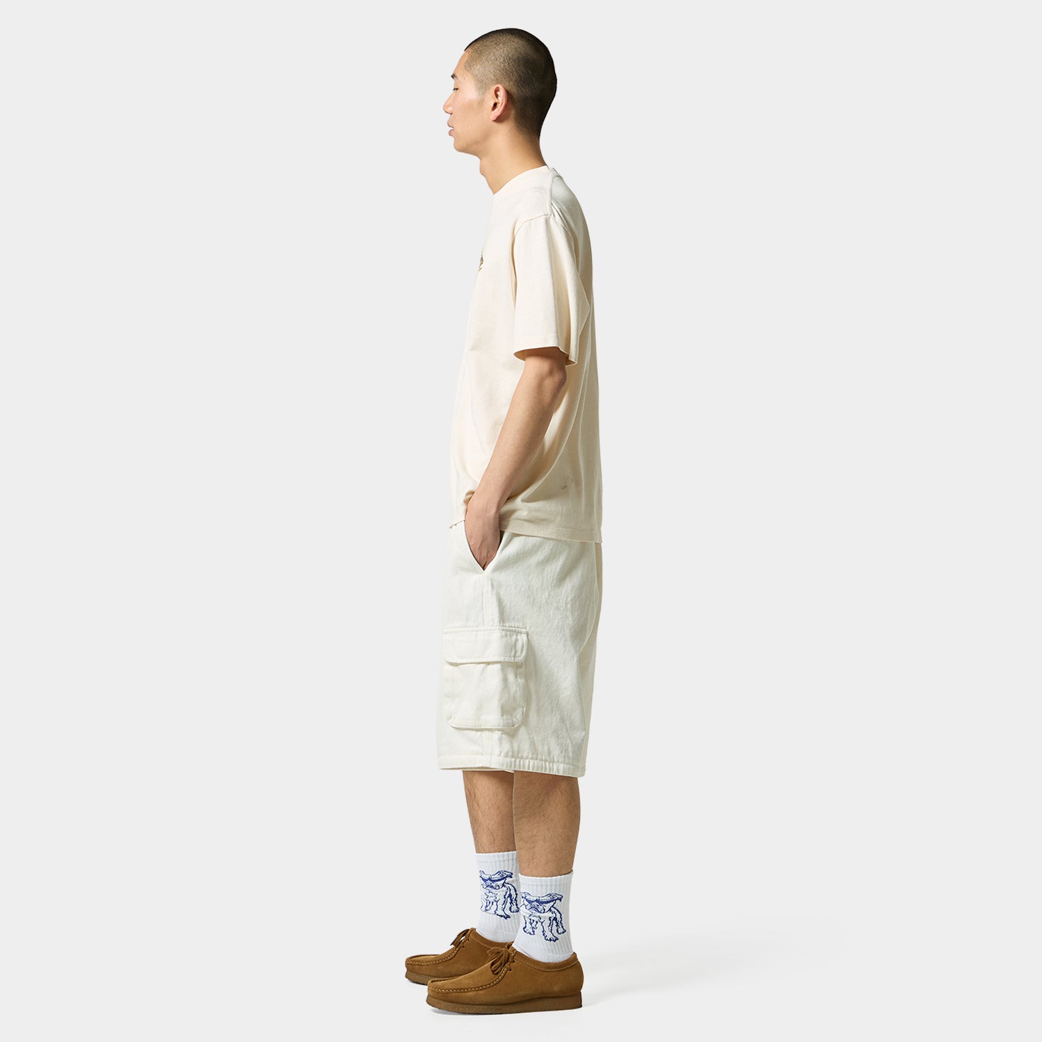 HUF (ハフ) Worldwide JP /T-SHIRTS（Tシャツ）/ huf CO-OP GOLDEN TROUT TEE商品 / PURPLE NAVY