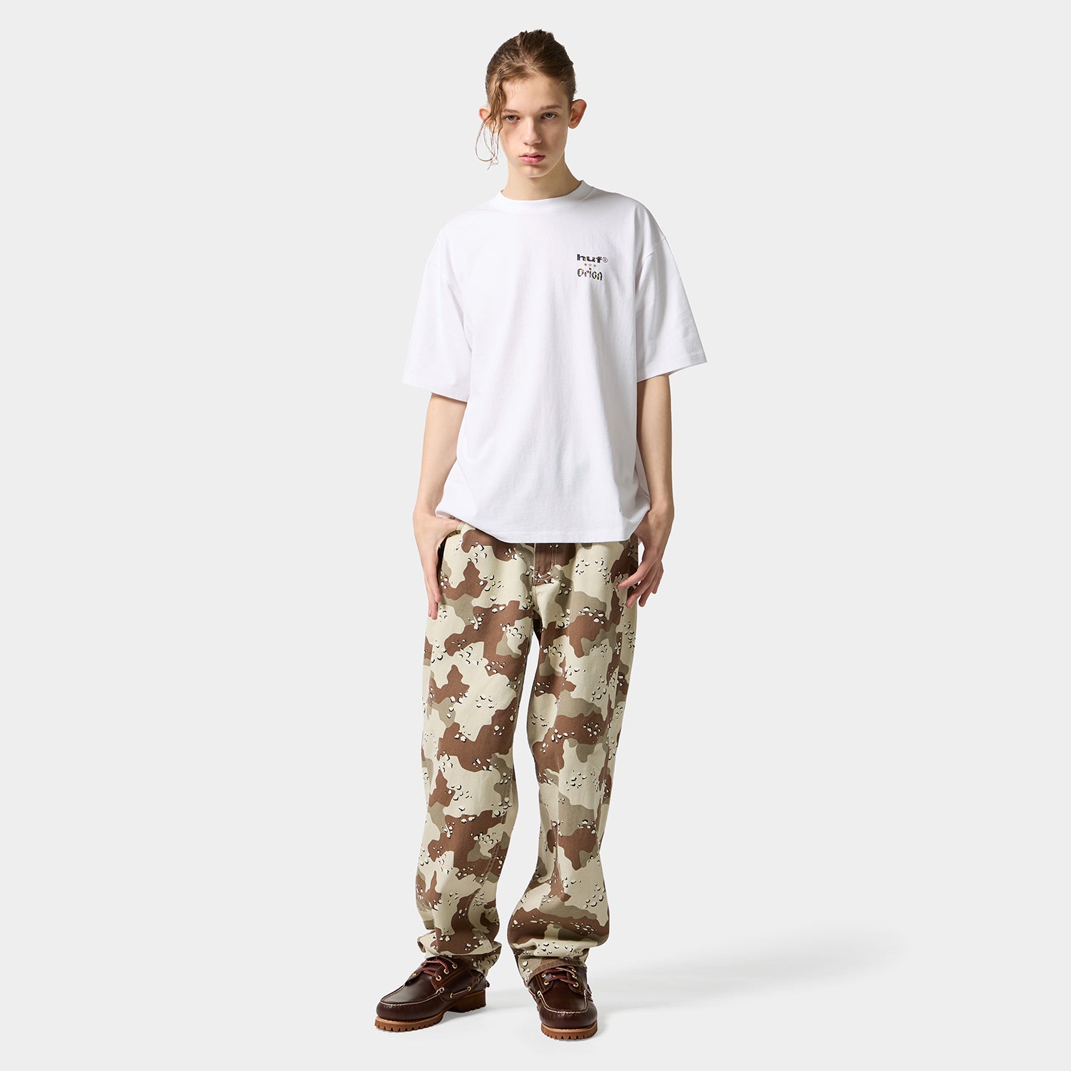 HUF (ハフ) Worldwide JP /T-SHIRTS（Tシャツ）/ HUF X ORION DRAFT TEE商品 / BLACK
