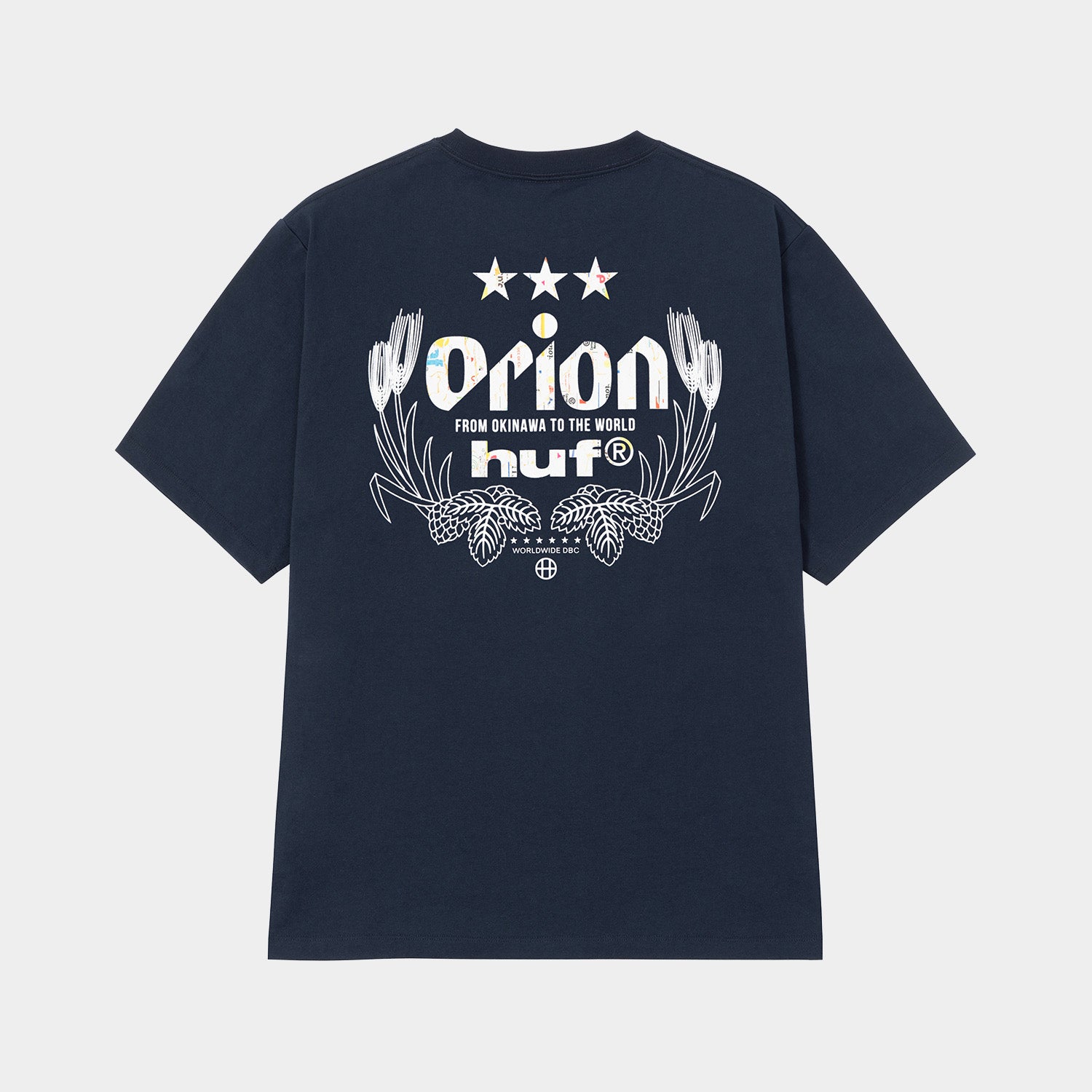 HUF (ハフ) Worldwide JP / T-SHIRTS（Tシャツ） / HUF X ORION WORLDWIDE TEE商品 / NAVY