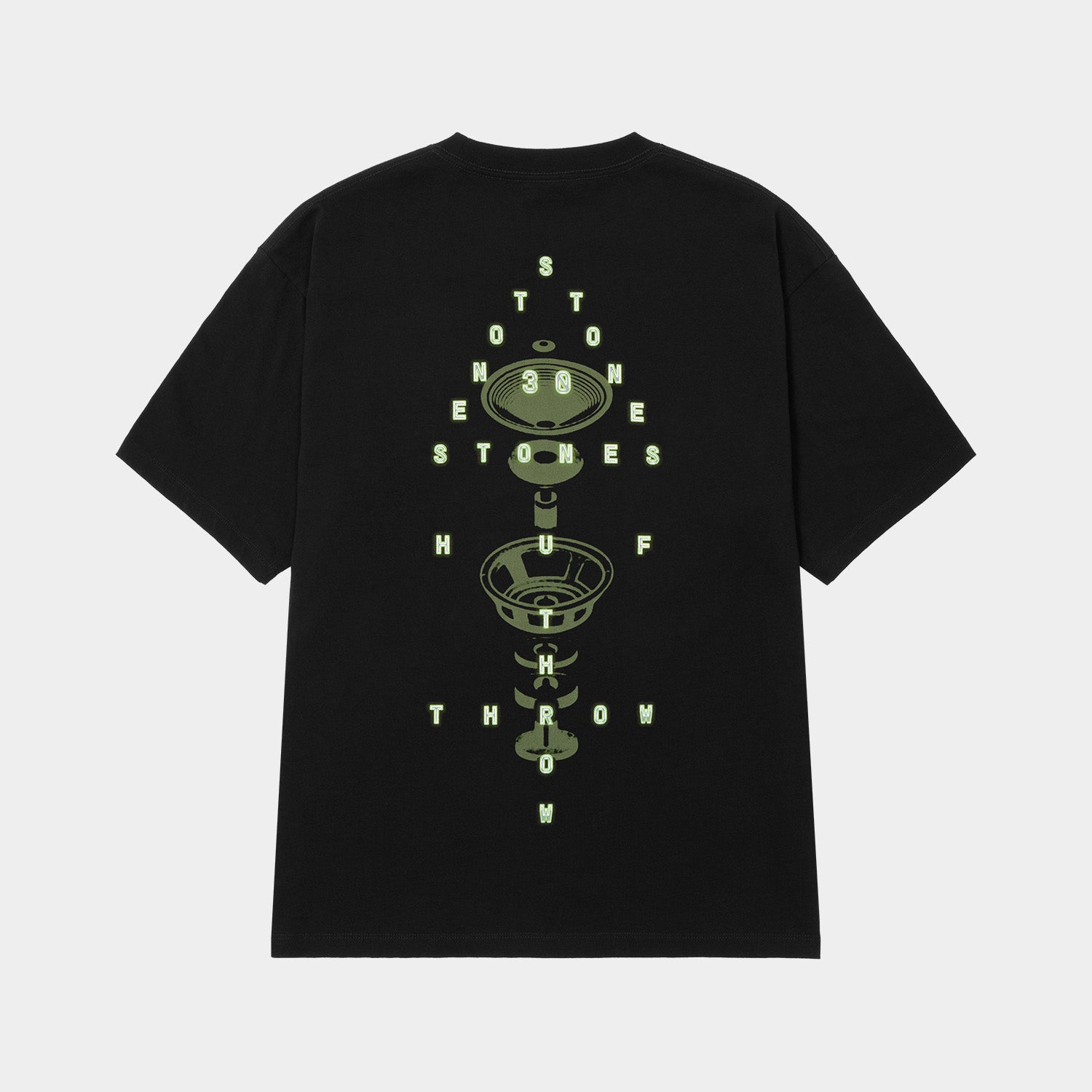 HUF (ハフ) Worldwide JP / T-SHIRTS（Tシャツ） / HUF X STONES THROW 30th TEE商品 / BLACK